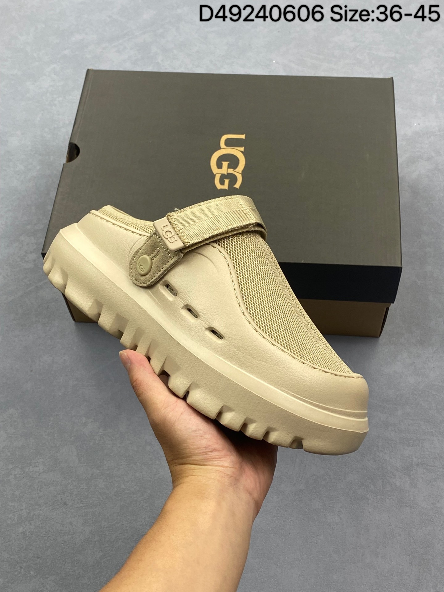 UGG Peakmod 25ss último modelo Sandalias de película plástica UGG Tasman 1166912 Diseño de partición simple P…