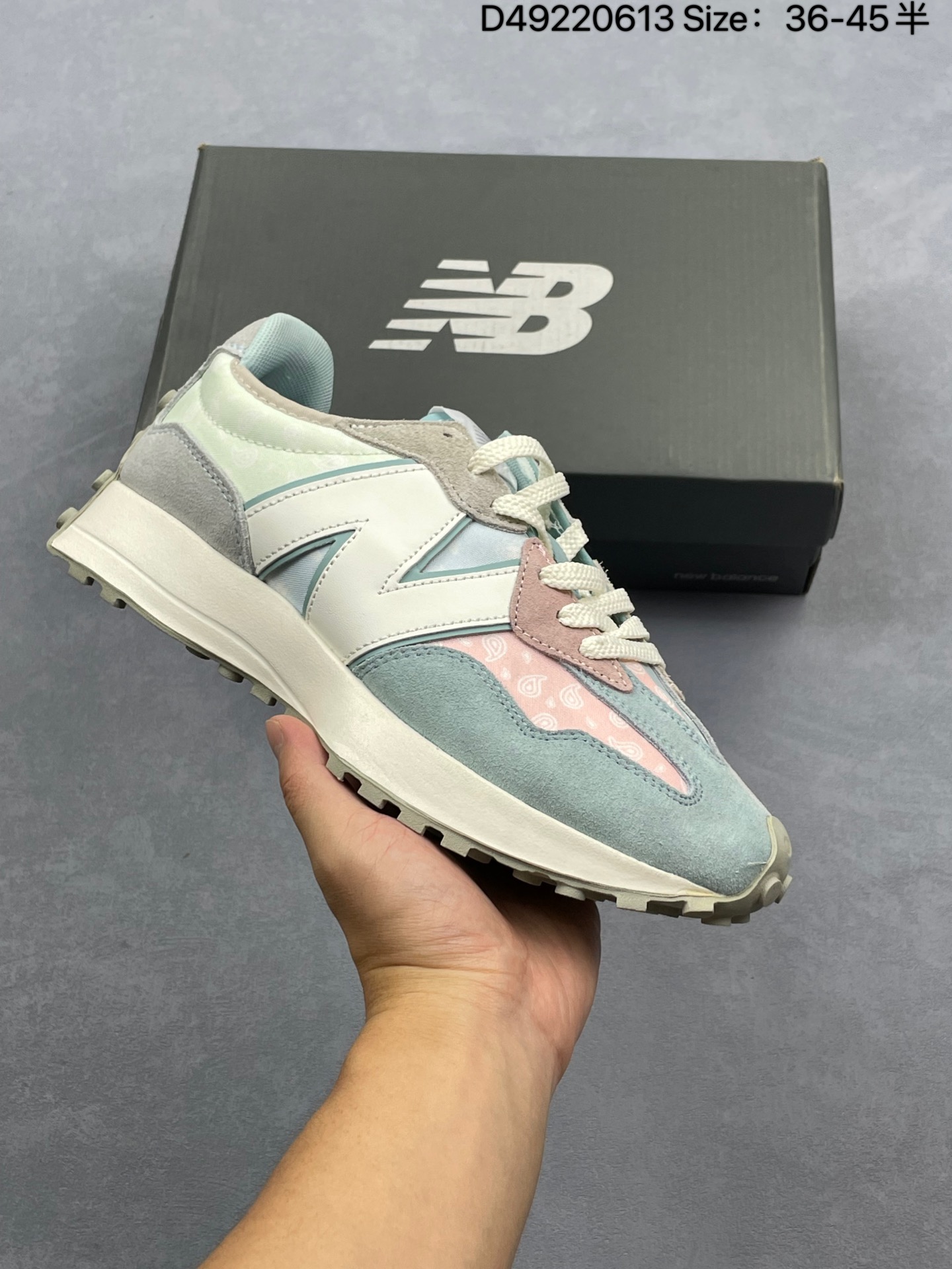 合集💰240 ✅New Balance MS327 复古休闲运动慢跑鞋 以更纯粹的复古风格设计打造的全新造型 侧身还以解构设计 将 N 字标志以做旧压花样式呈现 官方货号:WS327KC 尺码:36 37 37.5 38 38.5 39.5 40 40.5 41.5 42 42.5 43 44 45 ID:D49220613
