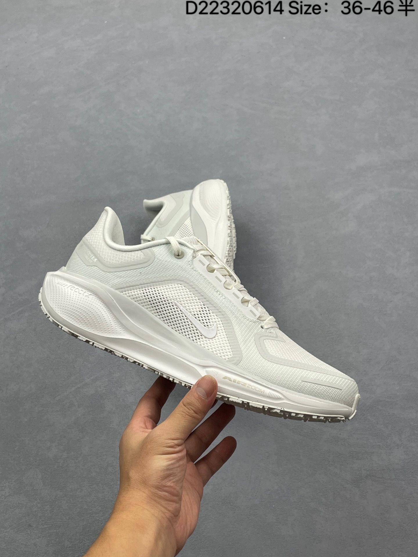 采用全新双层超轻透气网眼布材质#内里嵌入定型海绵#中底搭载前Zoom+全掌React配置❗全新耐克Nike Air Zoom Pegasus 41 超级飞马涡轮增压马拉松休闲运动慢跑鞋 货号:FQ1356-101 带半码 编码:D22320614