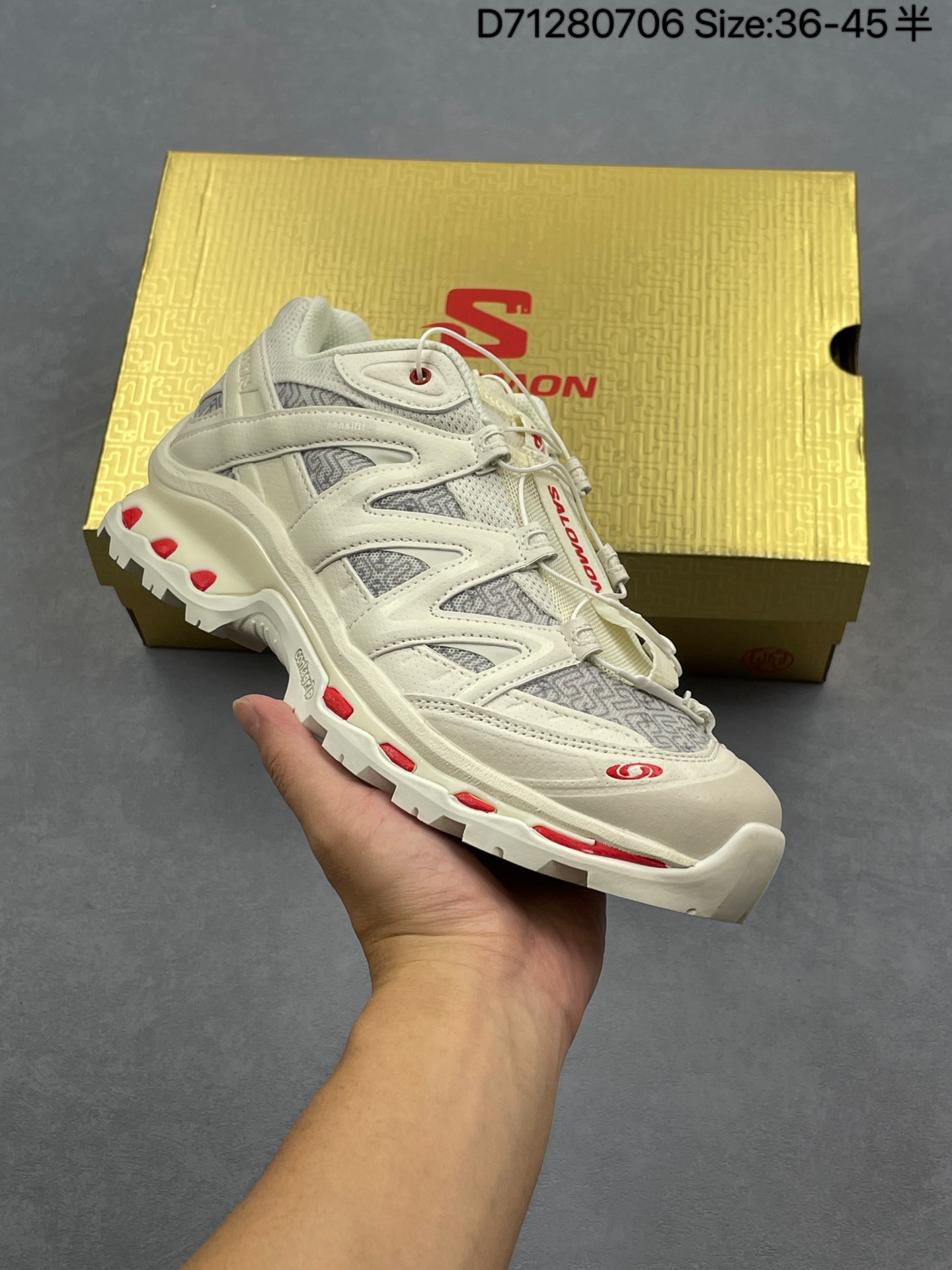 💰140
Salomon XA PRO 3D EXPANSE萨洛蒙户外越野跑鞋 鞋面采用SENSIFIT贴合技术 全方位贴合包裹脚型 鞋跟部鞋底牵引设计 提供强大的抓地性能 更适应野外崎岖不平的道路 其3D ADVANCED CHASSIS底盘 材料轻量大化 钉齿设计更具稳定性、防护性 鞋底易磨损区运用CONTAGRIP高耐磨材料 应对城市硬质路面长距离跑考验
货号:472456-20
尺码:36 36.5 37.5 38 38.5 39 40 40.5 41 42 42.5 43 44 45
D71280706