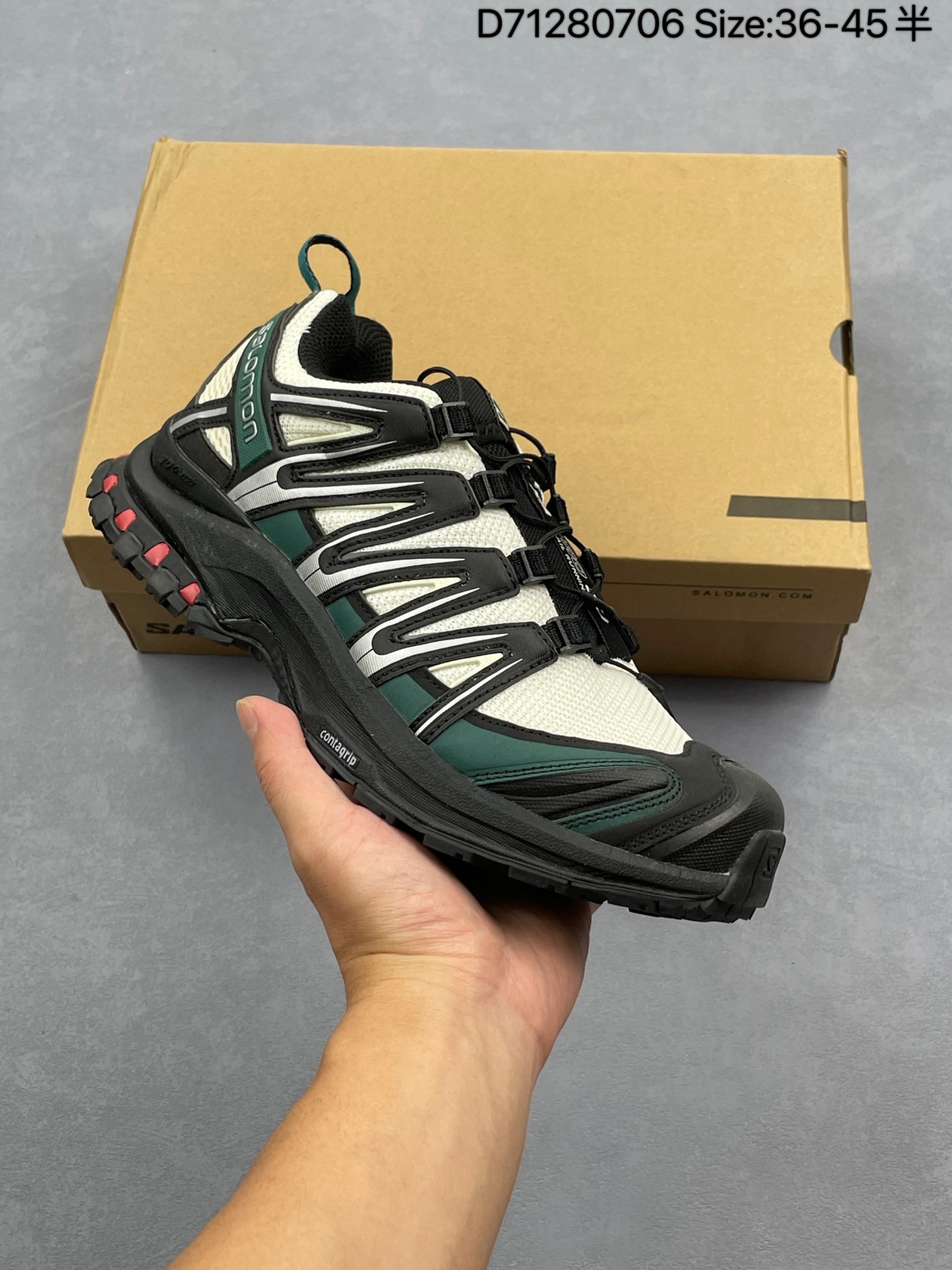 合集💰140
Salomon XA PRO 3D EXPANSE萨洛蒙户外越野跑鞋 鞋面采用SENSIFIT贴合技术 全方位贴合包裹脚型 鞋跟部鞋底牵引设计 提供强大的抓地性能 更适应野外崎岖不平的道路 其3D ADVANCED CHASSIS底盘 材料轻量大化 钉齿设计更具稳定性、防护性 鞋底易磨损区运用CONTAGRIP高耐磨材料 应对城市硬质路面长距离跑考验
货号:472456-20
尺码:36 36.5 37.5 38 38.5 39 40 40.5 41 42 42.5 43 44 45
D71280706