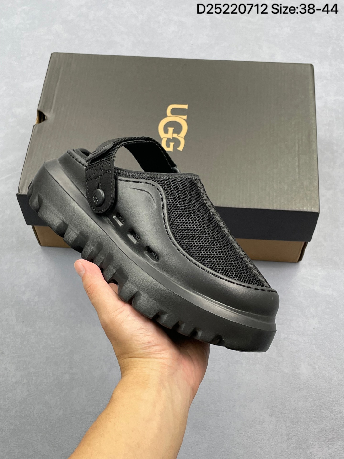 Colección [Nivel de empresa] Sandalias con puntera para hombre UGG, nuevo estilo, artículo moderno y versátil, sandalia…