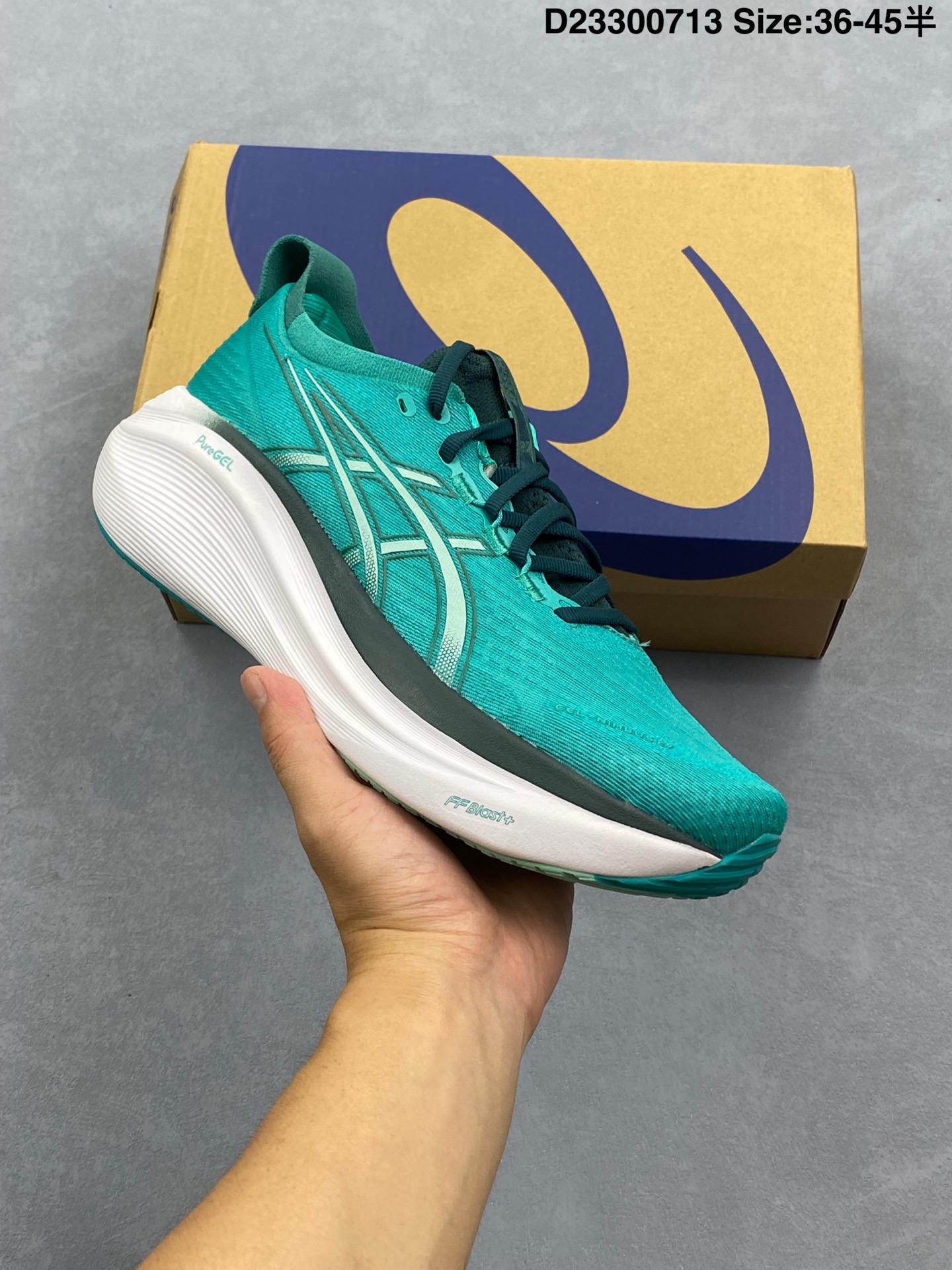 💰290
Asics/亚瑟士 男女标真标半码制，原楦原纸版开发，采用人体工学轻质透气工程提花网眼鞋面材质，全掌FF BLAST PLUS棉感中底，AHAR橡胶,兼顾抓地及耐久性底片❗️与新一代一起跑入舒适区,日本专业跑鞋品牌-亚瑟士/Asics Gel-Nimbus 27 雨云27代超顶级轻量化运动有氧慢跑鞋“黑银深海蓝 1011C093

类型：男女鞋
码数：36 37 38 39 39.5 40.5 41.5 42 42.5 43.5 44 45
编码：D23300713