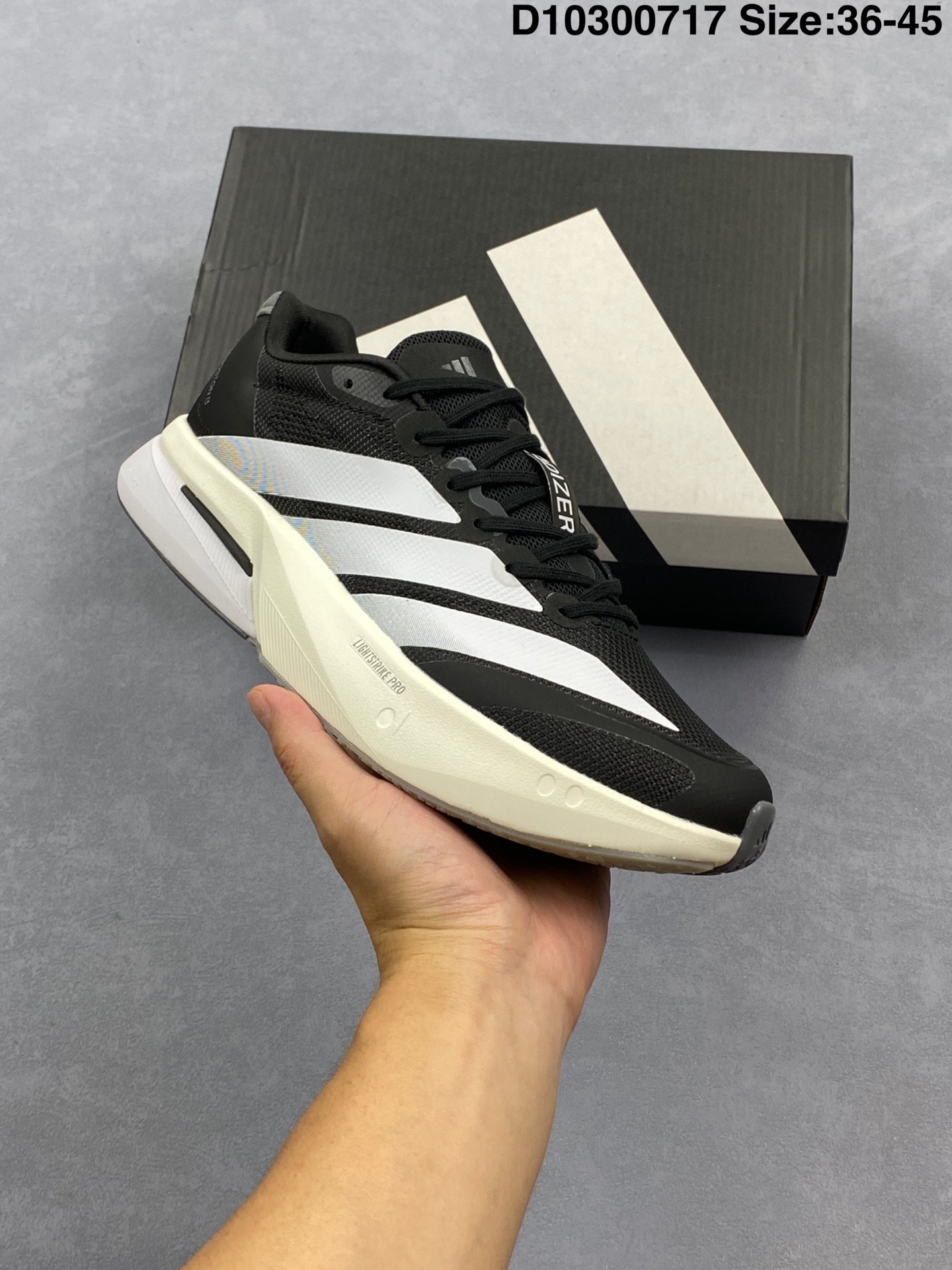 💰150
公司级✅AD Adizero Boston 13 夏季透气网眼竞速跑鞋 JS4938 融合Lightstrike和Lightstrike Pro技术 采用乙烯/乙酸乙烯酯(EVA)材质 打造舒适中底 含ENERGYROD能量碳柱 旨在为步伐添活力 尺码:36 36.5 37 38 38.5 39 40 40.5 41 42 42.5 43 44 44.5 45
编码:D10300717
Size:36~45半