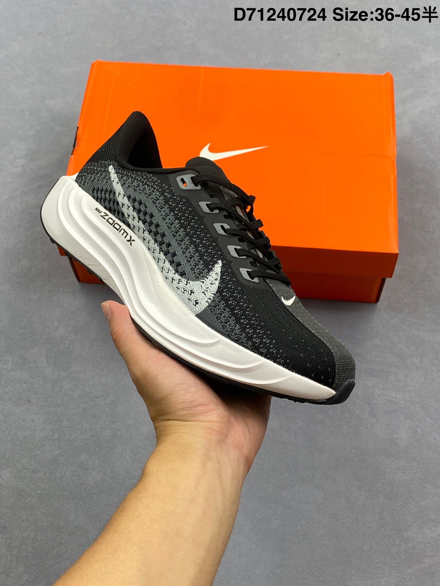 💰120
真标✅Nike Air Zoom Pegasus Plus 耐克飞马加强版系列低帮马拉松休闲运动慢跑鞋
货号:FQ7262-101
尺码:如图
编码：D71240724