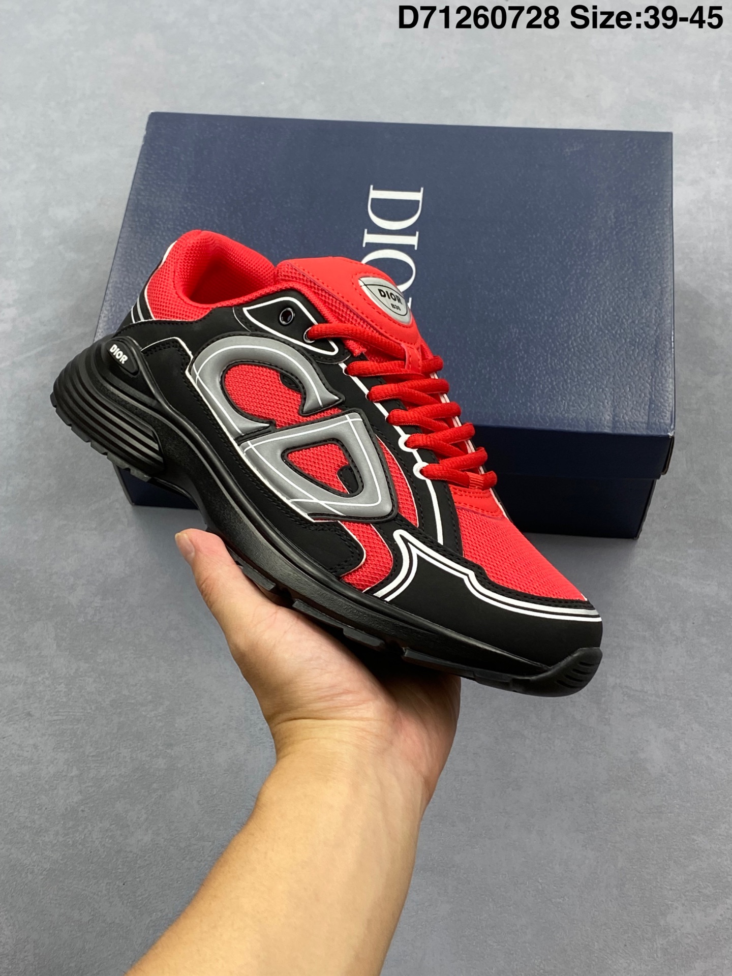 💰130
真标✅Dior迪奥B30网眼织物厚底系带休闲低帮运动鞋男女同款老爹鞋 !
编码:D71260728
Size:39~45