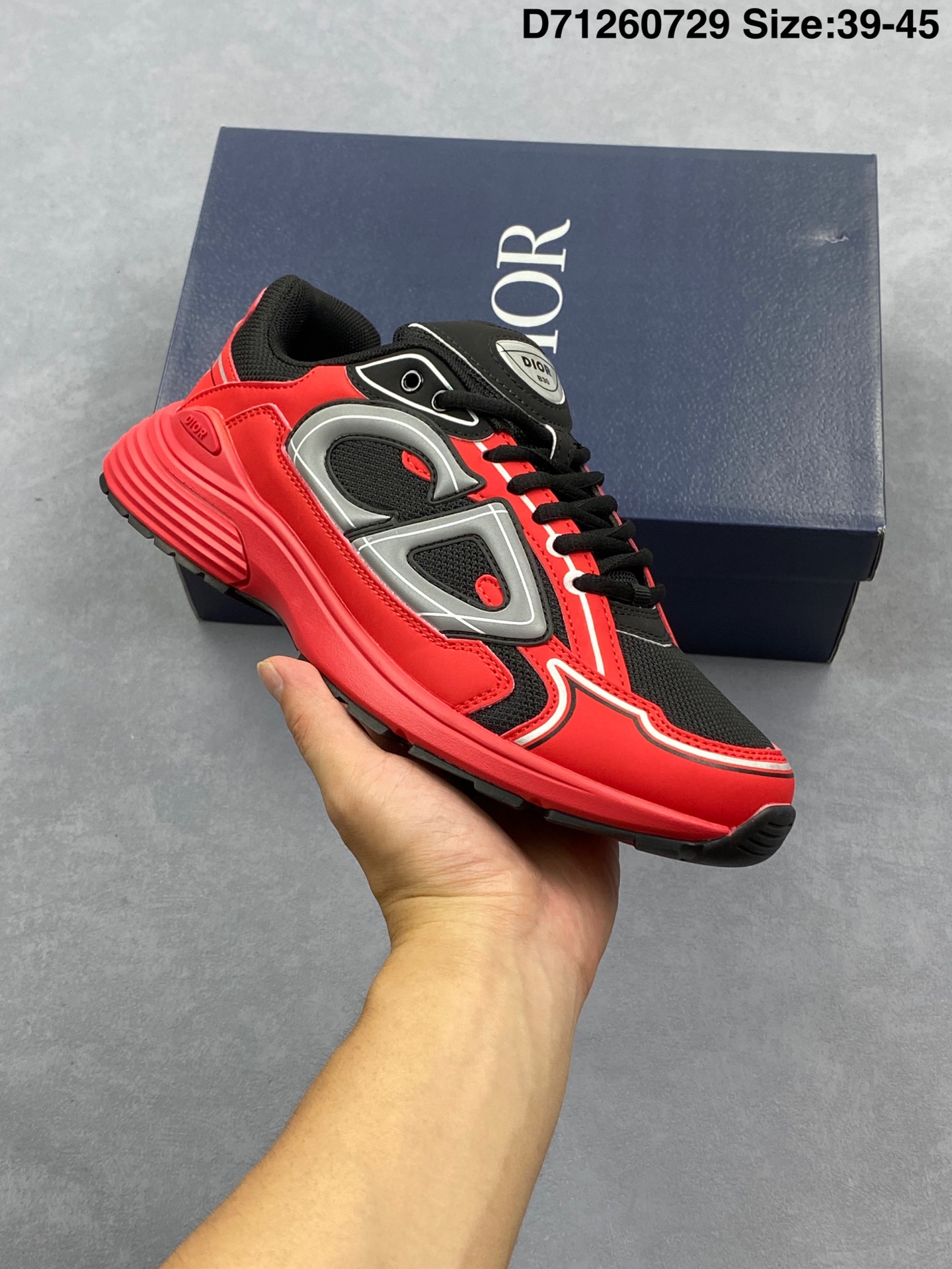 💰130
真标✅Dior迪奥B30网眼织物厚底系带休闲低帮运动鞋男女同款老爹鞋 !
编码:D71260728
Size:39~45