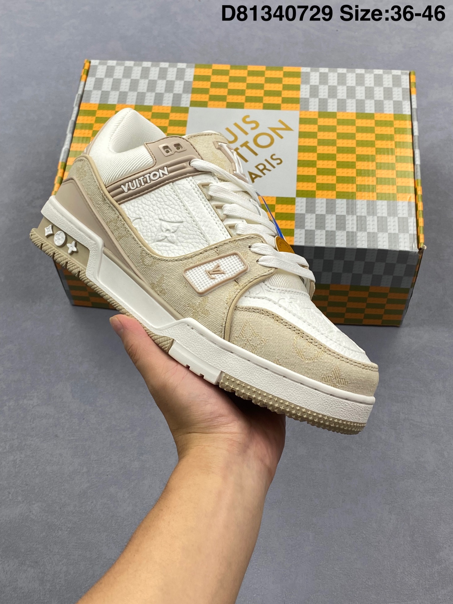 LV ARCH LIGHT SNEAKER 休闲运动文化百搭篮球板鞋 尺码:看图所示 编号:D81340729
