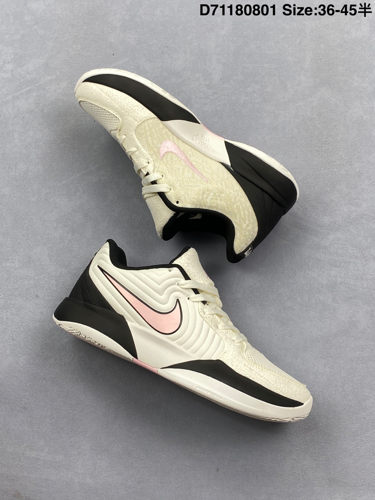 💰90
耐克莫兰特二代JA 2EP 低帮耐磨实战运动耐克篮球鞋FD7327-101耐克NIKE JA 2 EP 舒适百搭 防滑耐磨 低帮#耐克nike #打篮球当然要穿实战鞋 #莫兰特2代新配色 #莫兰特Ja2代 #宝藏篮篮球鞋分享耐克 莫兰特二代(Nike JA2)- 中底:中底采用全掌发泡棉,搭配前掌横向放置的口香糖 Zoom Air气垫。这种配置提供了一定的缓震和回弹性能,但对于大体重且能跑能跳的选手来说,可能会感觉缓震不够。 - 其他:鞋子有后跟港宝,提供一定的后跟支撑;鞋垫为海玻璃鞋垫,能提供一定的舒适性。-整体风格:设计语言与一代相比没有太大变化,但给人感觉较为简约。相比一代,鞋面厚实了不少,大面积皮质的运用让其复古感更浓郁。 - 细节设计:鞋侧的环绕 Swoosh 采用了涟漪纹理,这成为 JA2 最吸睛的特征之一。后跟依旧保留了经典的“12:am”字样,下方线条仿佛贝壳一般,具有一定的辨识度。- 包裹性:鞋楦是耐克正常偏紧一丢丢的感觉,鞋面内外侧中后段材料强度较高,包后段的一致性较强。 - 舒适性:整体舒适性不错,尤其是在弯折时不会卡脚,鞋面强度和舒适性的平衡较好,能适应长时间的运动穿着。 - 抓地力:外底的橡胶纹路类似于龟壳状,硬度和厚度都不错,无论是室内还是外场,抓地力都比较可靠。总的来说,莫兰特二代是一双较为基础的后卫篮球鞋,在设计上有一定特色,科技配置中规中矩,穿着舒适性和抓地力表现较好,适合正常体重段的一二三号位球员以及轻体重的灵活型后卫和锋线球员。
货号: FD7327
尺码: 36~45半
编码: D71180801