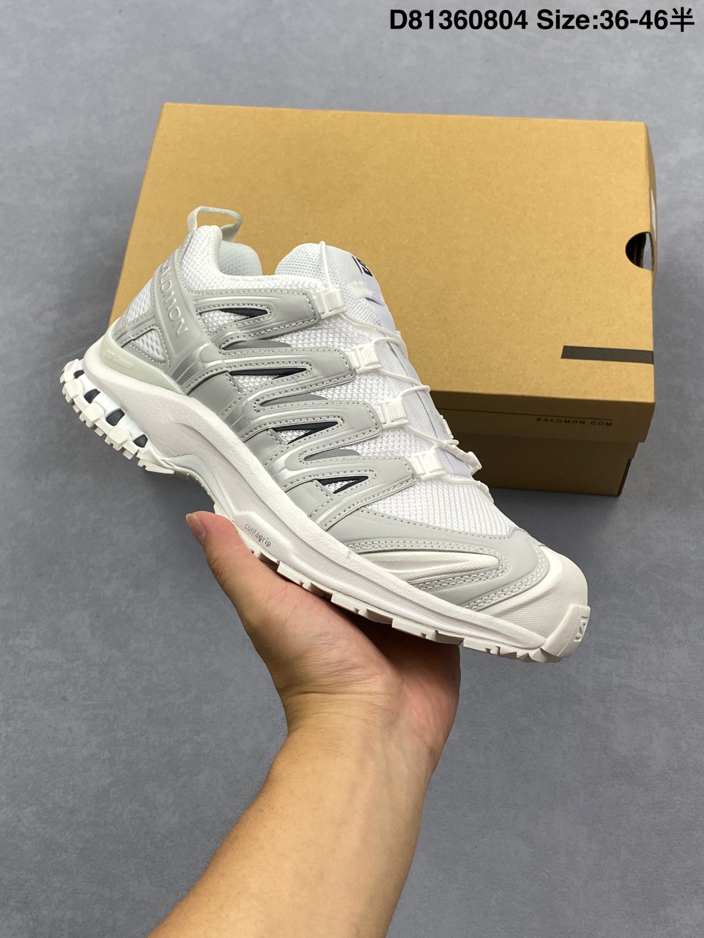 公司级✅Salomon XA PRO 3D萨洛蒙户外越野跑鞋 鞋面采用SENSIFIT贴合技术 全方位贴合包裹脚型 鞋跟部鞋底牵引设计 提供强大的抓地性能 更适应野外崎岖不平的道路 其3D ADVANCED CHASSIS底盘 材料轻量大化 钉齿设计更具稳定性、防护性 鞋底易磨损区运用CONTAGRIP高耐磨材料 应对城市硬质路面长距离跑考验 货号:475777-29 编码:D81360804