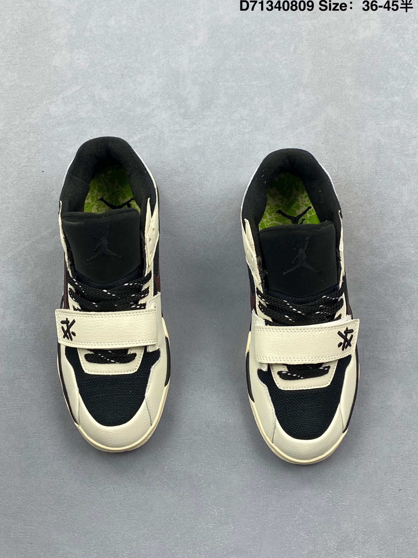 💰170
公司级✅Travis Scott 的 Jordan Jumpman Jack 训练鞋“Taupe Haze”亮相 Nike 耐克 新款JUMPMAN 乔丹缓震运动训练实战篮球球鞋篮球鞋。除了保留了标志性的”倒钩“元素外,还呼应了Cactus Jack音乐品牌的”JACK“爆裂纹鞋底。由于材质的不同,每个配色都拥有相应的设计方案,而其他设计语言都保持了一致。
类型:男女鞋
货号:FZ8117-101
码数:36-45含半码
编码:D71340809