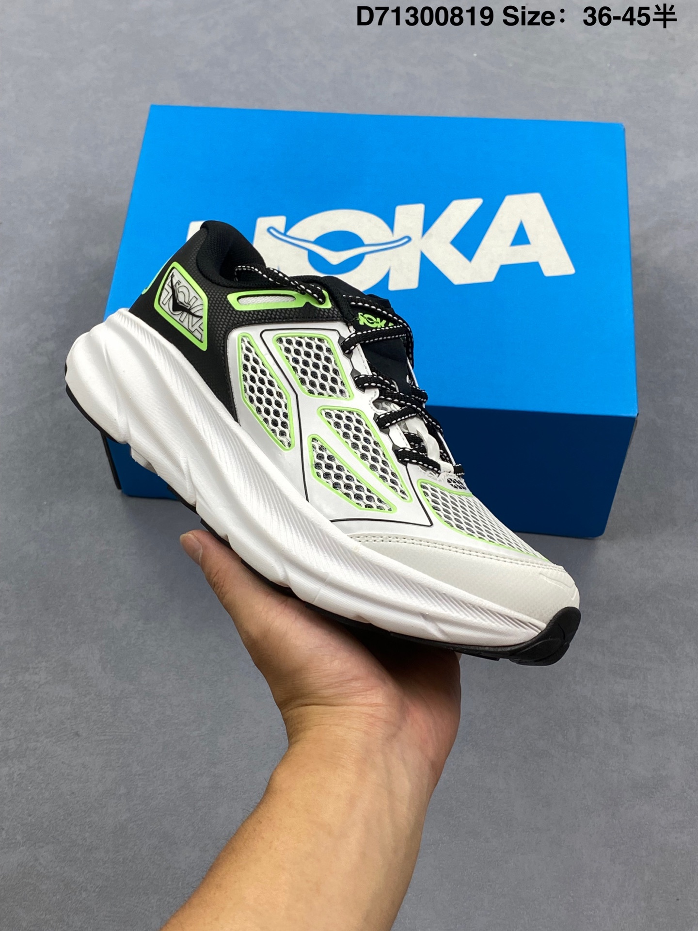 💰150
HOKA ONE ONE男女款夏季户外运动休闲鞋CLIFTON ONE9透气复古新款
尺码:36-45半
货号：1155370/BWHT
编码：D71300819