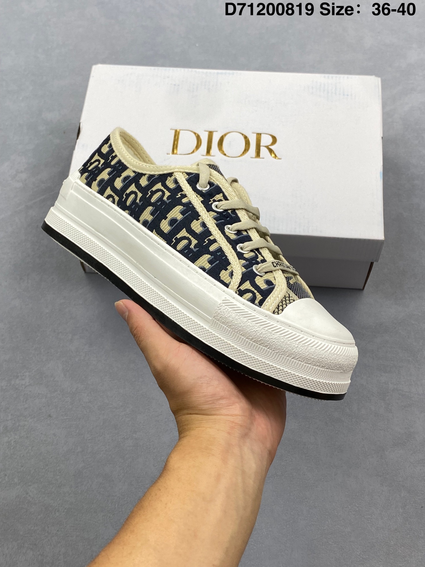 💰100
真标✅Dior迪奥Walk‘n系列 老花 刺绣 厚底帆布鞋 休闲运动鞋
尺码:36-40
ID:D71200819