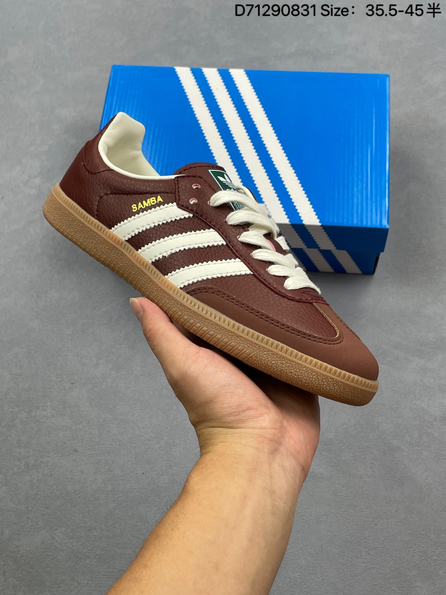 💰145
真阿迪达斯三叶草Adidas Originals Samba OG 桑巴舞系列绅士德训足球风百搭低帮休闲运动板鞋
货号:JR0892
尺码:35 36 36.5 37 38 38.5 39 40 40.5 41 42 42.5 43 44 45
ID:D71290831