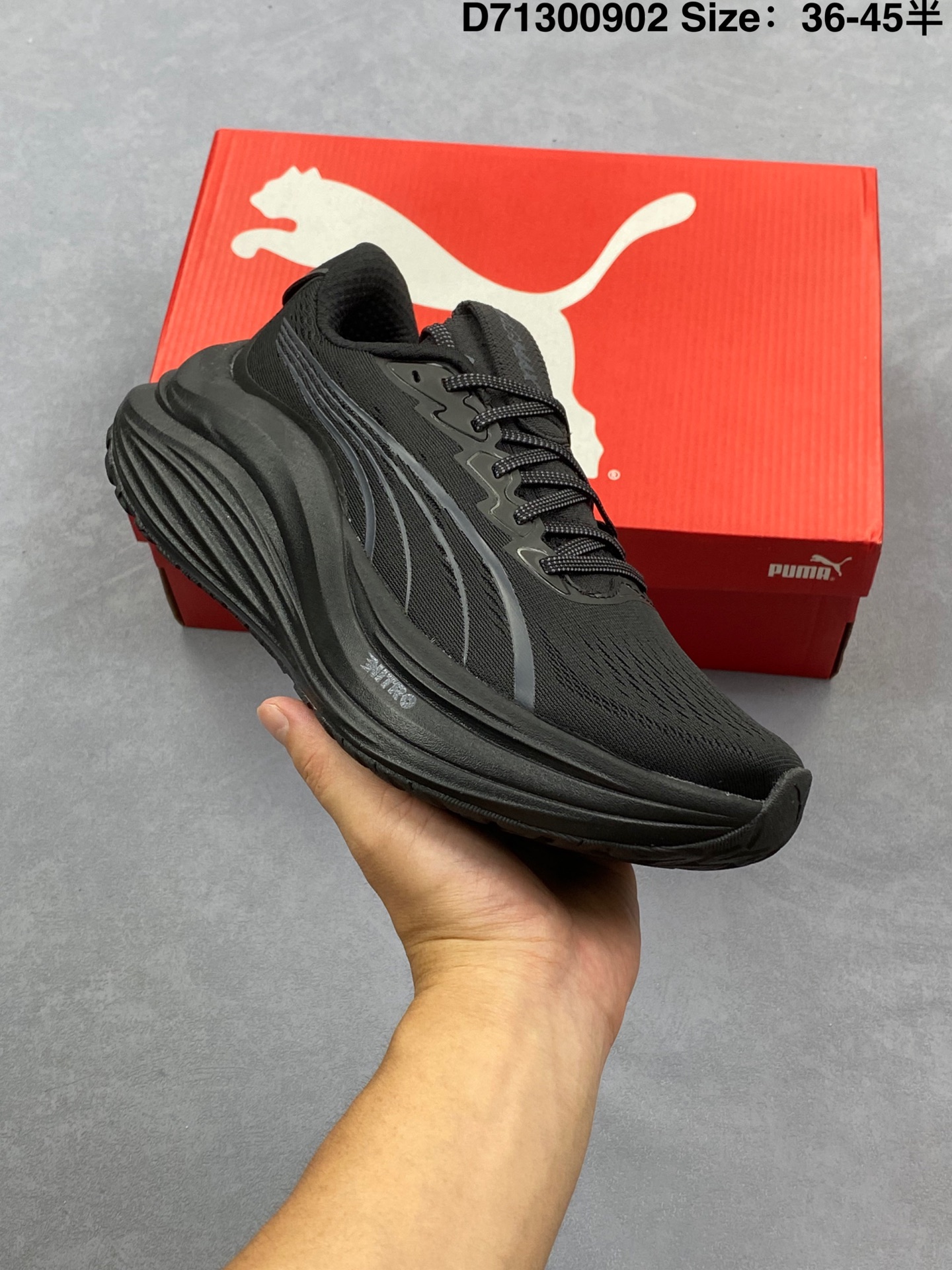 💰150
公司级✅PUMA Deviate NITRO 彪马 缓震训练跑鞋透气 舒适防滑耐磨 低帮 休闲跑步鞋
货号:310088-04
尺码:36 37 37.5 38 38.5 39 40 40.5 41 42 42.5 43 44 45
ID:D71300902
 Size:36～45半