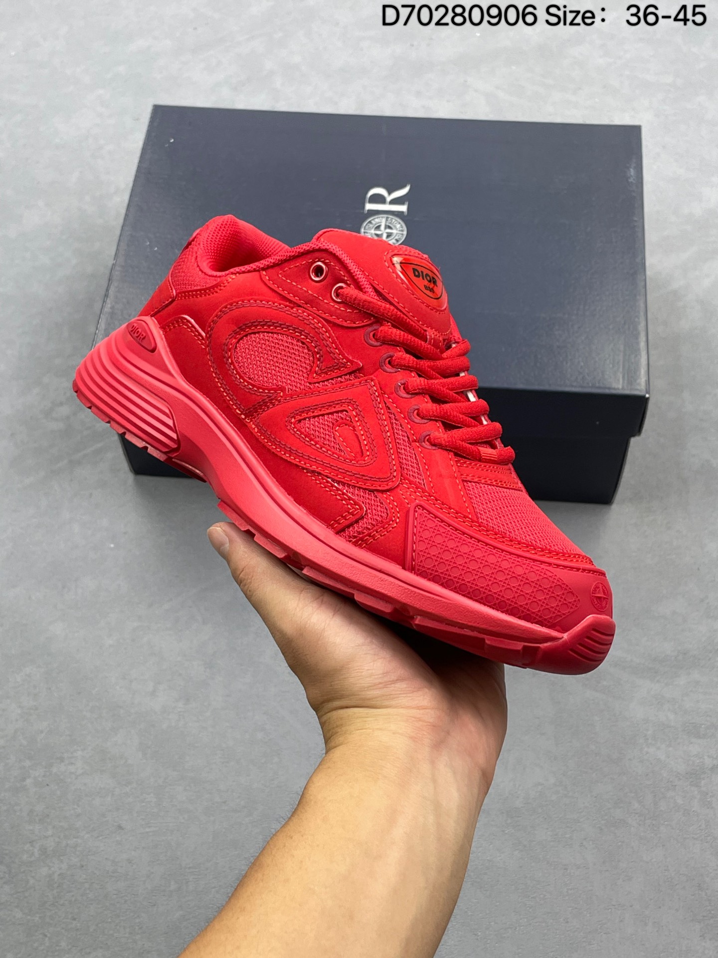 合集💰140
真标✅Dior迪奥B30网眼织物厚底系带休闲低帮运动鞋男女同款老爹鞋 
尺码:36-45
ID:D70280906