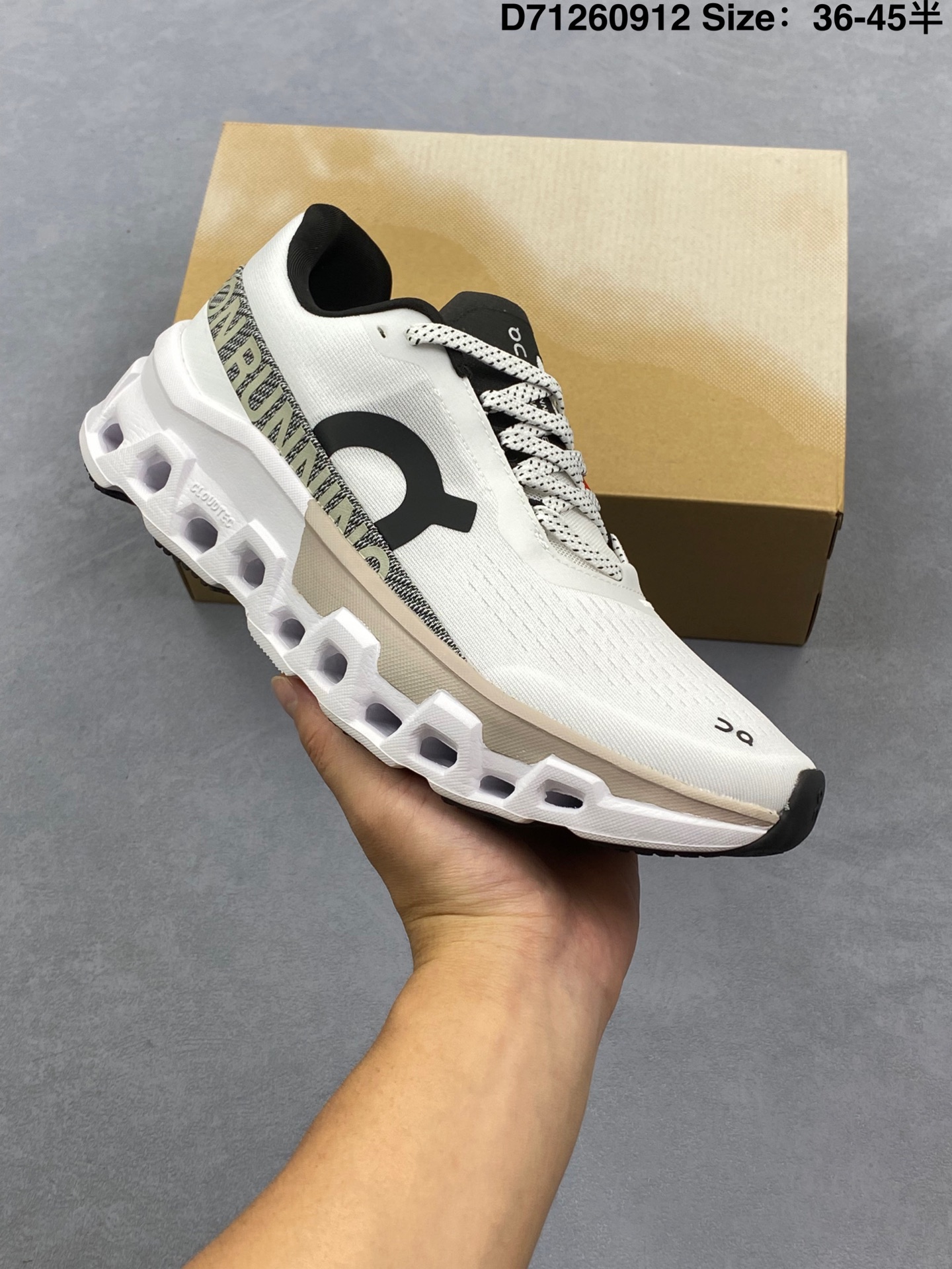 💰130
公司级：On Cloudmonster 2 昂跑 户外街头机能风新兴品牌轻便低帮跑步鞋
首发实拍鞋款以网球为灵感的运动休闲鞋 大胆的复古外观与革新科技融合 助力运动生活的活力探索 
尺码:36 36.5 37.5 38 38.5 39 40 40.5 41 42 42.5 43 44 45
ID:D71260912