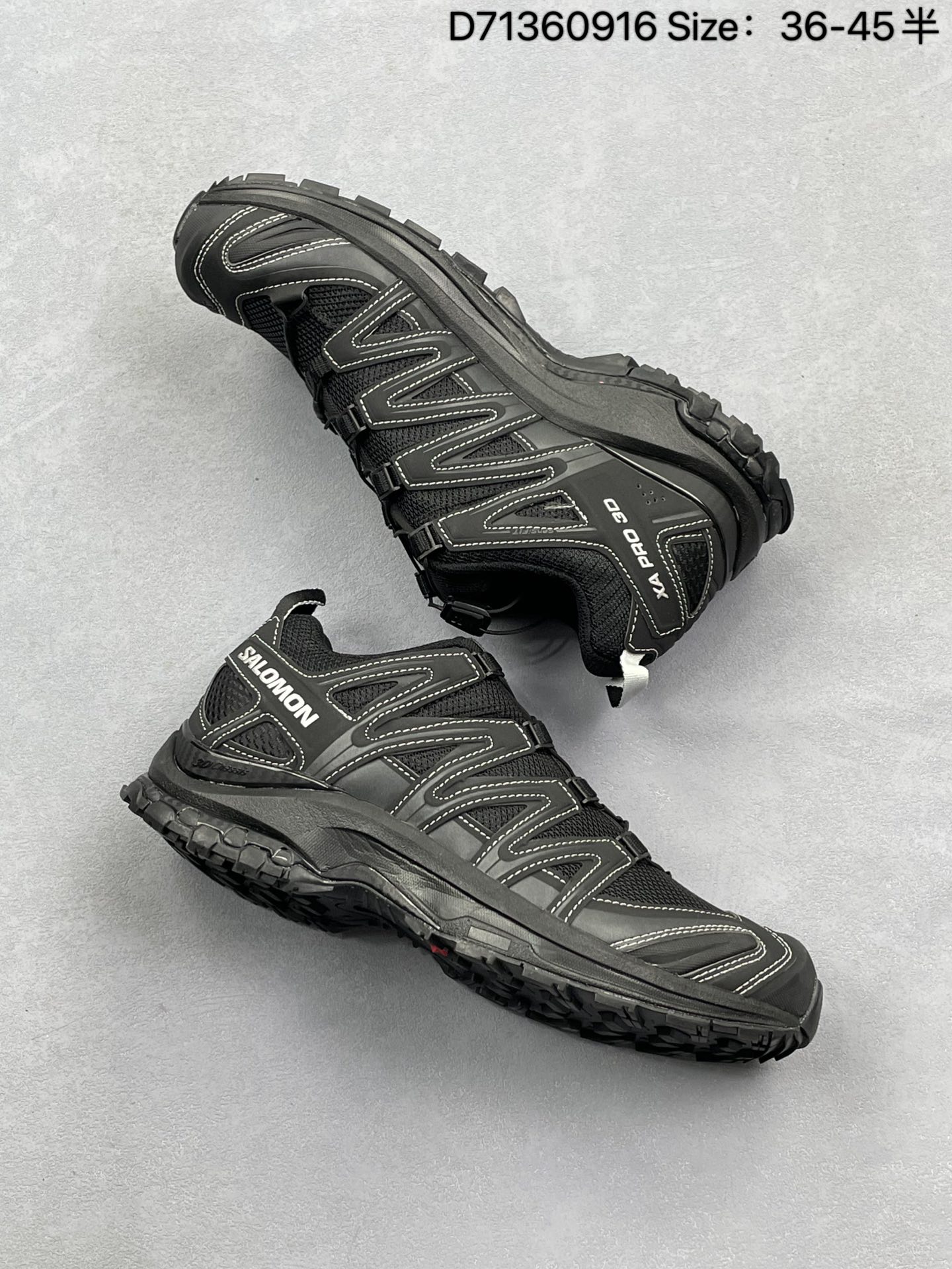 💰180
公司级✅Salomon萨洛蒙 XA PRO 3D户外越野跑鞋 鞋面采用SENSIFIT贴合技术 全方位贴合包裹脚型 鞋跟部鞋底牵引设计 提供强大的抓地性能 更适应野外崎岖不平的道路 其3D ADVANCED CHASSIS底盘 材料轻量大化 钉齿设计更具稳定性、防护性 鞋底易磨损区运用CONTAGRIP高耐磨材料 应对城市硬质路面长距离跑考验
货号:491274-24
尺码:36 36.5 37.5 38 38.5 39 40 40.5 41 42 42.5 43 44 45
ID:D71360916