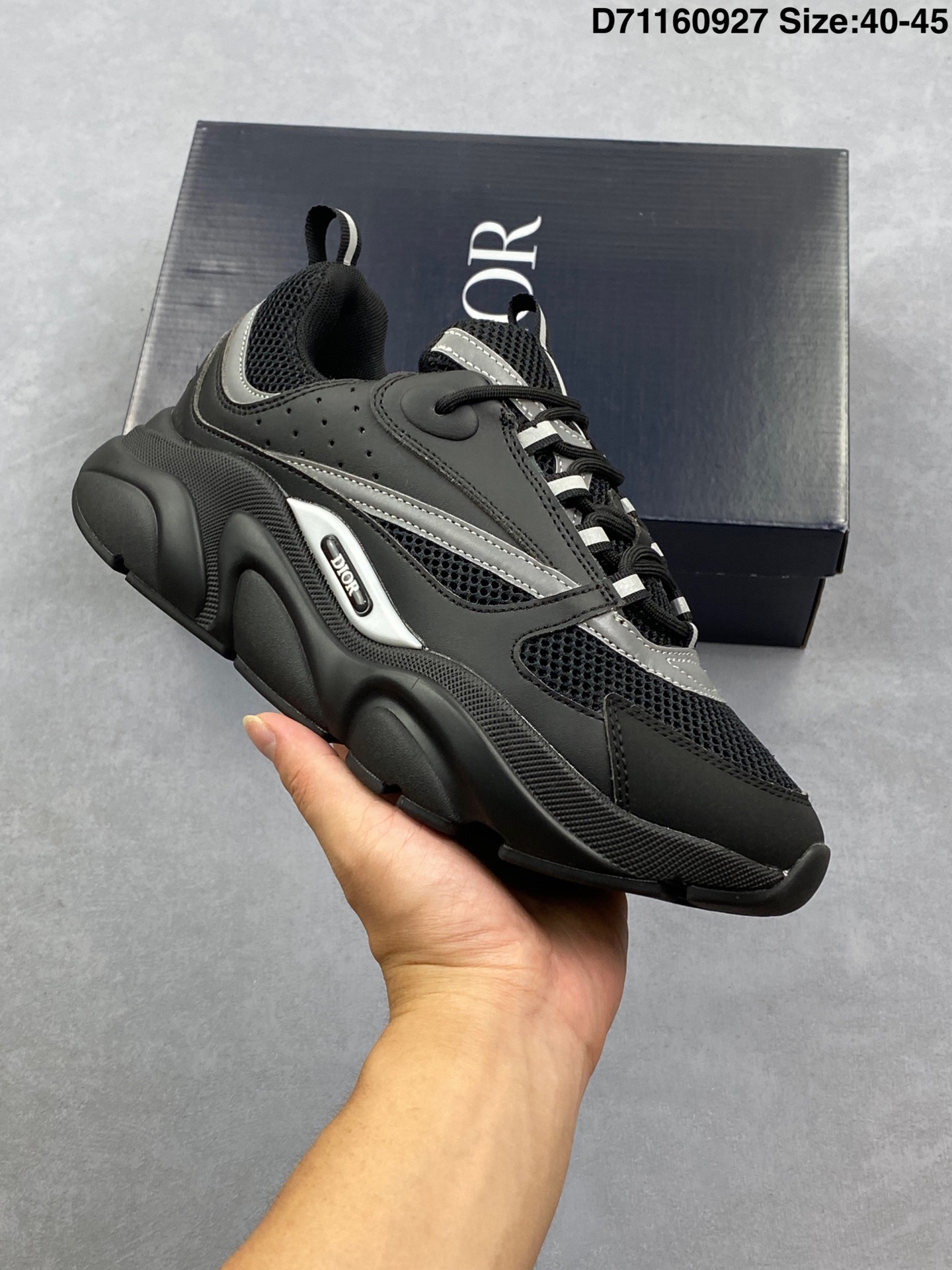 合集💰80
✅法国高奢时装品牌-迪奥·桀傲/Dior Homme B22 Trainer Sneaker系列复古厚底老爹风休闲运动慢跑鞋3SN231YJG_H000
码数:如图
ID:D71160927