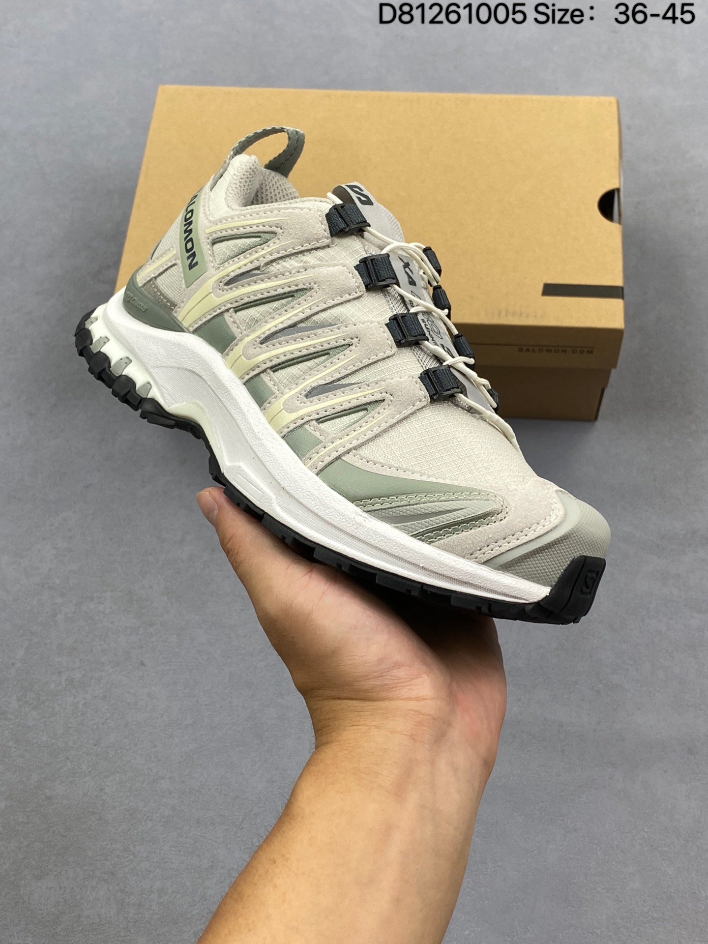 💰120
Salomon萨洛蒙 XA PRO 3D户外越野跑鞋 鞋面采用SENSIFIT贴合技术 全方位贴合包裹脚型 鞋跟部鞋底牵引设计 提供强大的抓地性能 更适应野外崎岖不平的道路 其3D ADVANCED CHASSIS底盘 材料轻量大化 钉齿设计更具稳定性、防护性 鞋底易磨损区运用CONTAGRIP高耐磨材料 应对城市硬质路面长距离跑考验
货号:477919-24
尺码:36 36.5 37.5 38 38.5 39 40 40.5 41 42 42.5 43 44 45
ID:D81261005