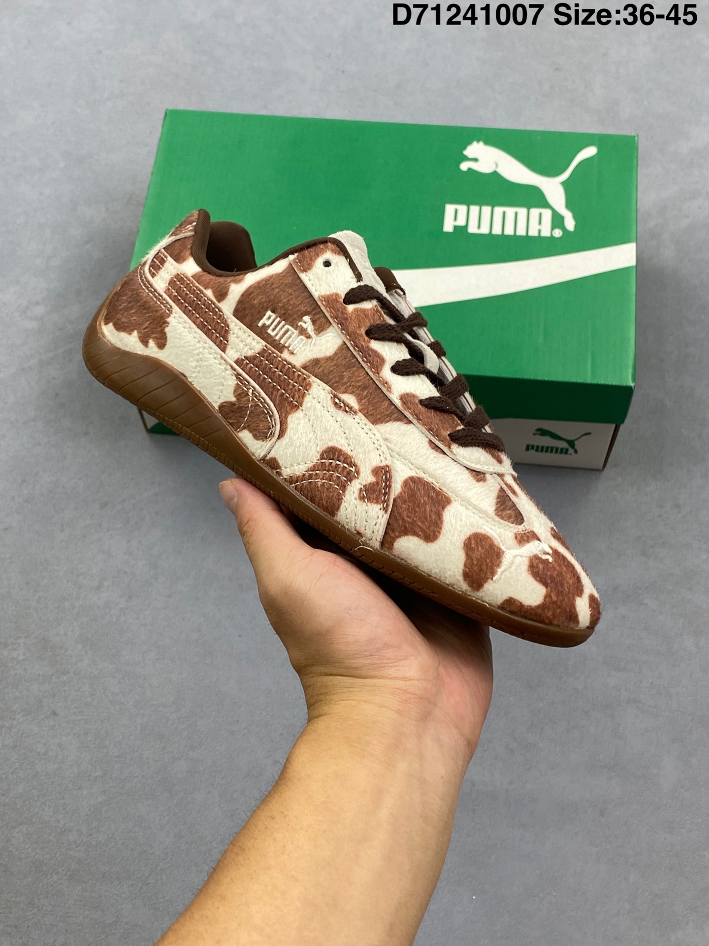 💰120
PUMA SpAAdcat WILD复古单品
彪马 防滑耐磨低帮豹纹休闲鞋
货号:406141
尺码:36～45
ID:D71241007