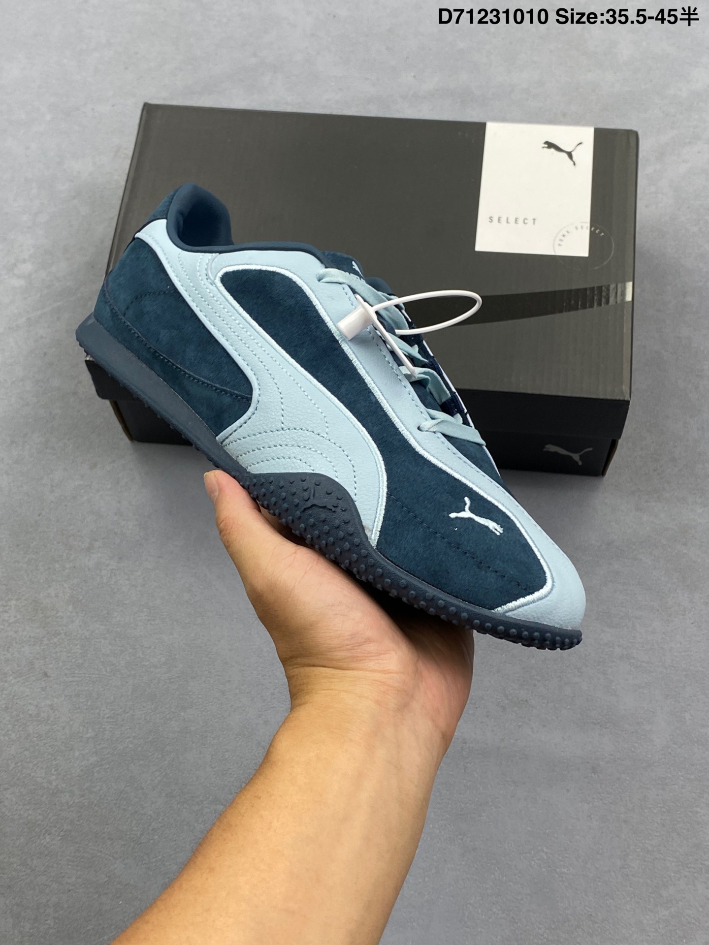 💰115
PUMA彪马Bella V2 Suede美拉德复古撞色运动鞋男女子薄底鞋德训鞋
货号：404709
尺码：如图
编码:D71231010