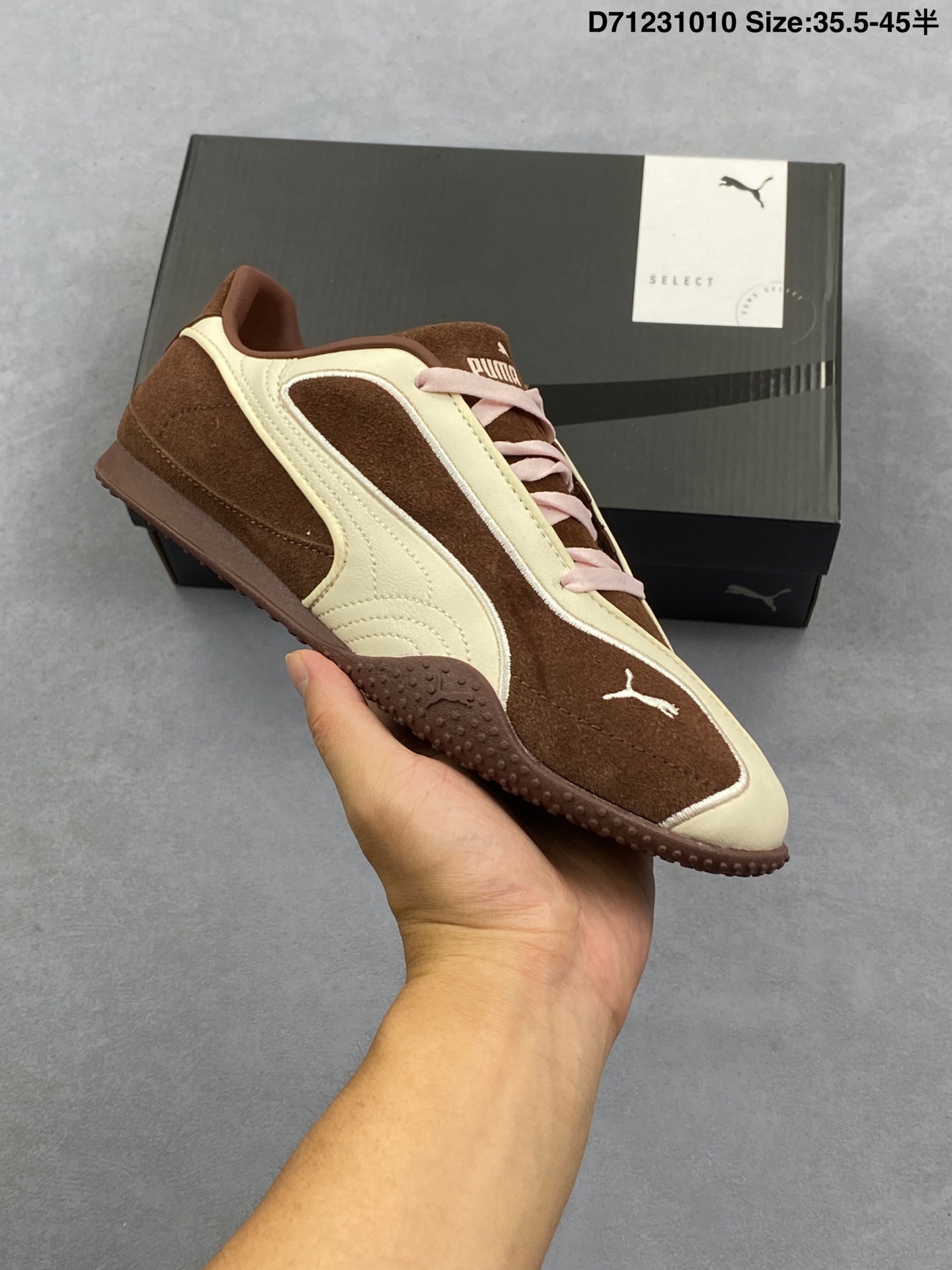 💰115
PUMA彪马Bella V2 Suede美拉德复古撞色运动鞋男女子薄底鞋德训鞋
货号：404709
尺码：如图
编码:D71231010