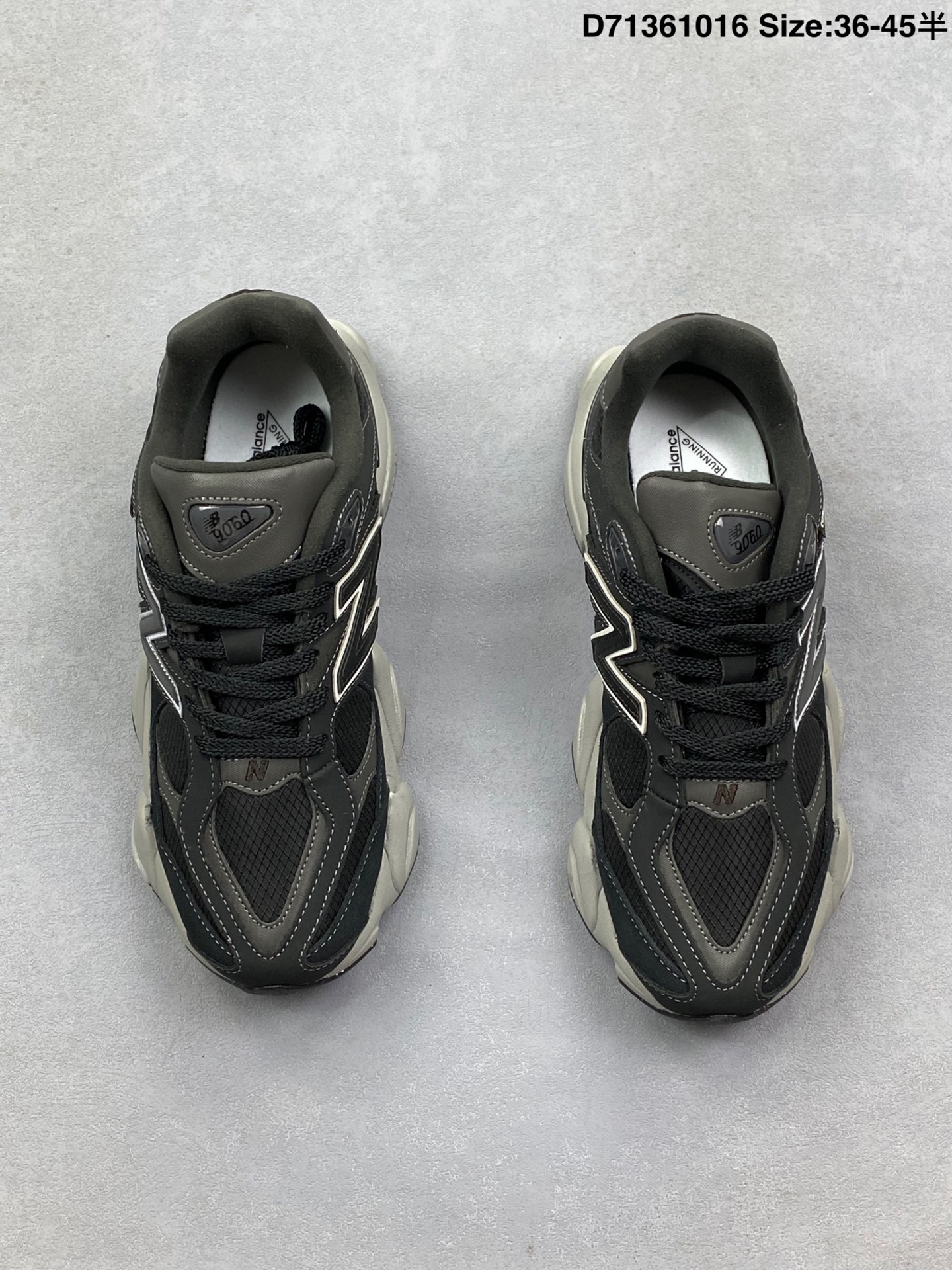 💰180
NB9060 联名款 复古休闲运动慢跑鞋 
鞋款灵感源自设计师本人对夏日的怀日回忆。鞋面大身由空间双格及磨砂鞋面拼接而生，夏日氛围拉满#采用大面积网眼以及麂皮材质覆盖鞋身，还原经典气质。搭载ABZORB避震科技，由泡沫聚酯制成，上脚可以有效减少由鞋底反弹对身体及双腿的冲击力
货号:U9060ZGB
Size:36 37 37.5 38 38.5 39.5 40.5 41.5 42 42.5 43 44 45
ID:D71361016