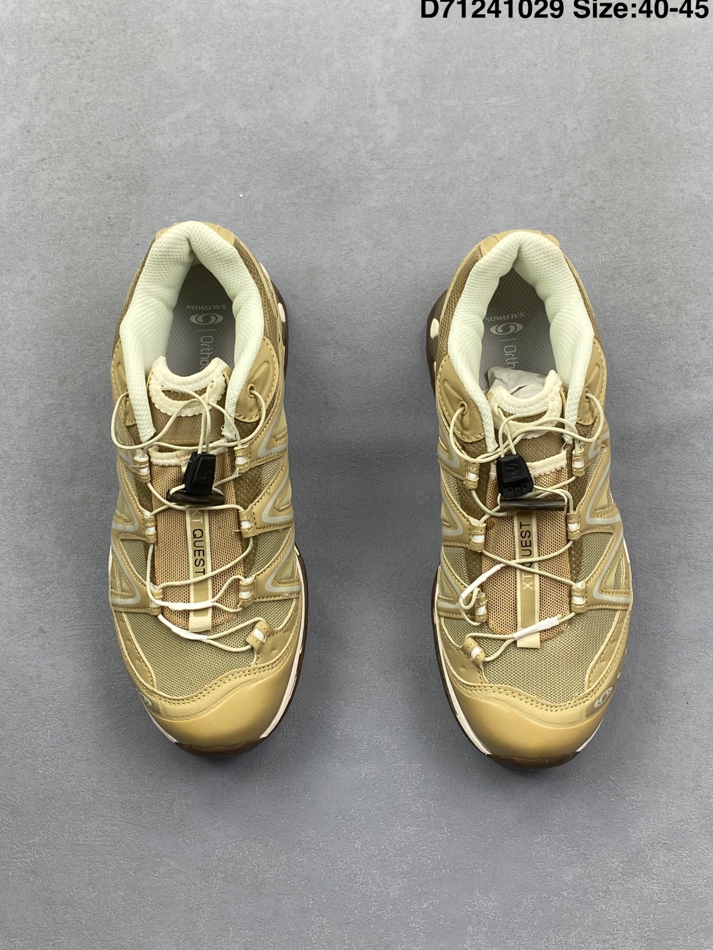 特价‼️💰120
公司级✅SALOMON萨洛蒙XT-QUEST PANHUI 时尚 舒适減震防滑耐磨 低帮跑步鞋
鞋面采用SENSIFIT贴合技术 全方位贴合包裹脚型 鞋跟部鞋底牵引设计 提供强大的抓地性能 更适应野外崎岖不平的道路 其3D ADVANCED CHASSIS底盘 材料轻量大化 钉齿设计更具稳定性、防护性 鞋底易磨损区运用CONTAGRIP高耐磨材料 应对城市硬质路面长距离跑考验
货号:410588-28
尺码:如图
D71241029