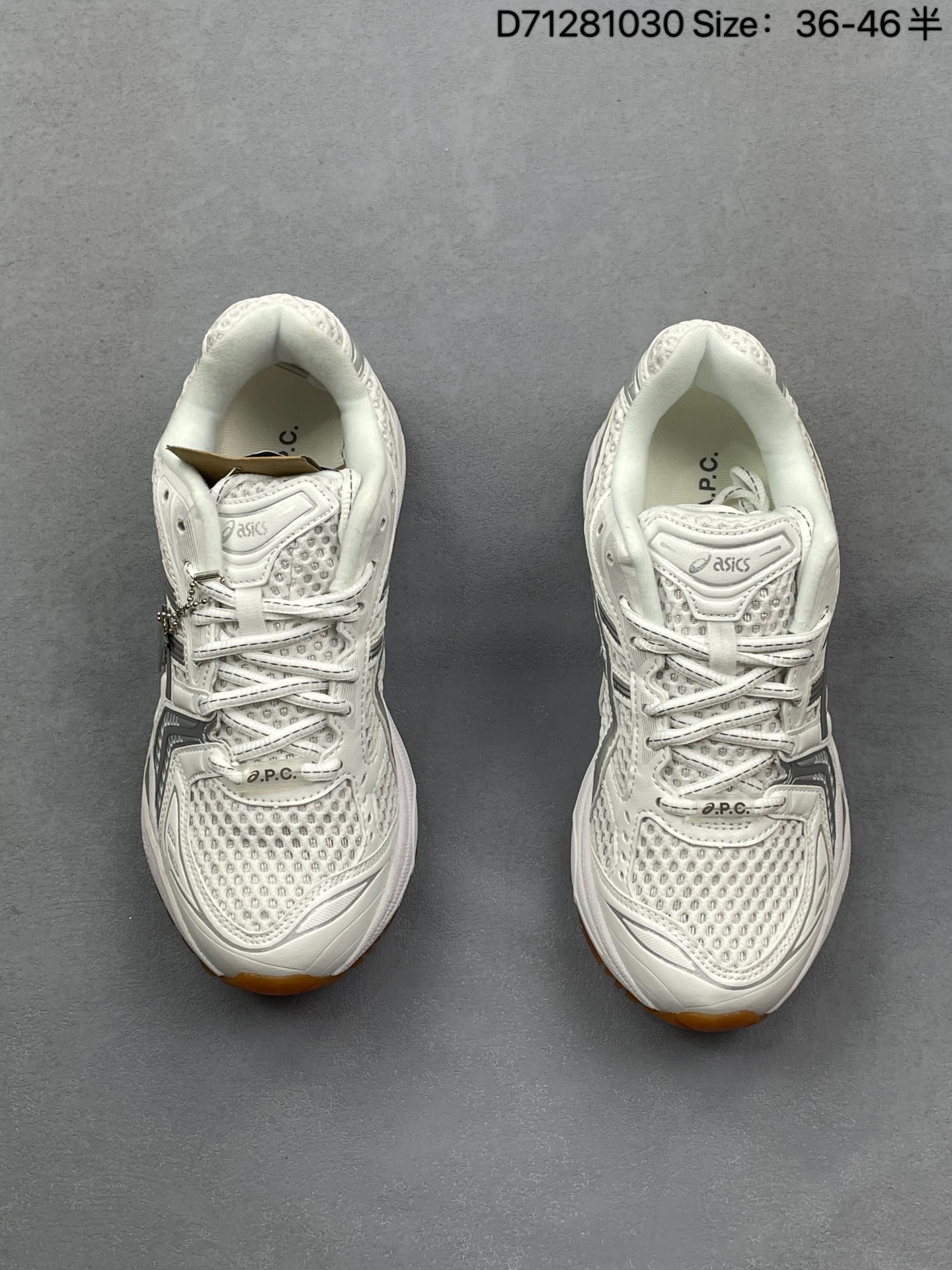 💰140
Asics Gel-Kayano 14
亚瑟士运动休闲透气专业跑鞋
采用工程弹性双层再生针织密度鞋面材质
后跟3D可视GEL缓震乳胶物料
升级FF BLAST PLUS全新缓震中底部位科技材质
外置高耐磨橡胶外底 稳步升级,跑出节奏
官方货号: 1203A727-100
尺码:36 37 37.5 38 39 39.5 40 40.5 41.5 42 42.5 43.5 44 45
编码D71281030