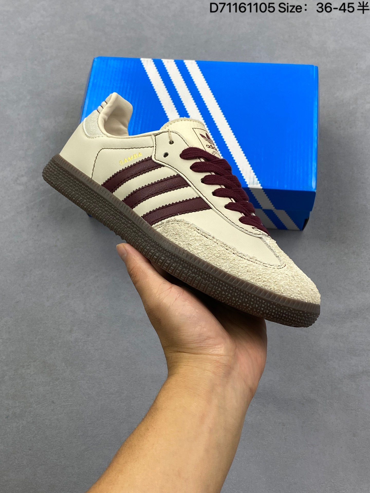 💰80
✅阿迪达斯三叶草Adidas Originals Samba OG 桑巴舞系列绅士德训足球风百搭低帮休闲运动板鞋
货号:IG1987
尺码:35.5 36 36.5 37 38 38.5 39 40 40.5 41 42 42.5 43 44 45
编码：D71161105