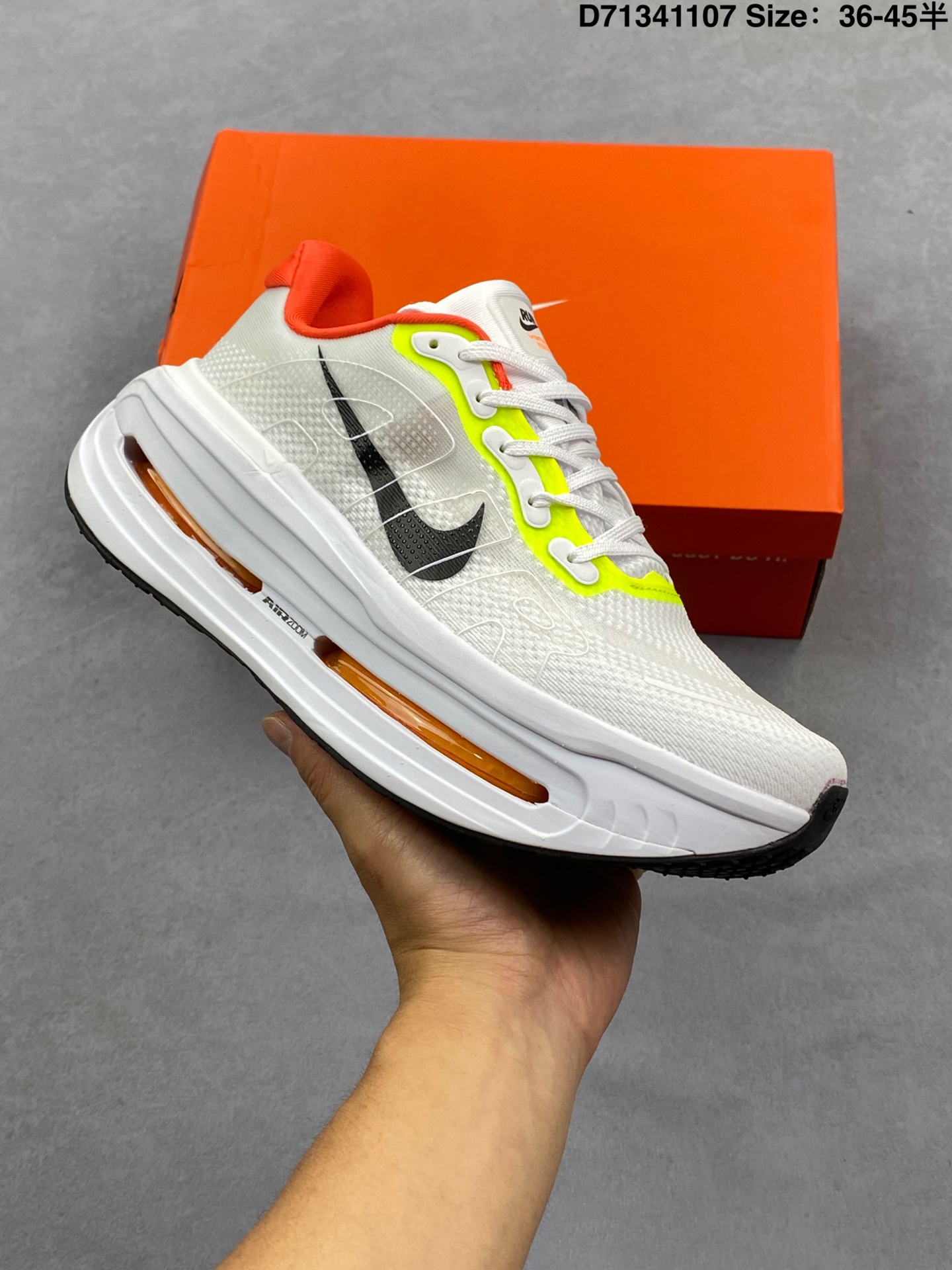 💰170
NK Vomero Premium 时尚舒适 网布防滑耐磨 低帮跑步鞋 HQ2050-001 实拍调校N版已经零色差零失真 百分百还原实物色彩所见即所得 不存在货不对板色差等低级问题 选购参考实物拍摄 不混卖不参货 只用心做好货严格选品 承诺混一赔十 SIZE:36 36.5 37.5 38 38.5 39 40 40.5 41 42 42.5 43 44 44.5 45
D71341107