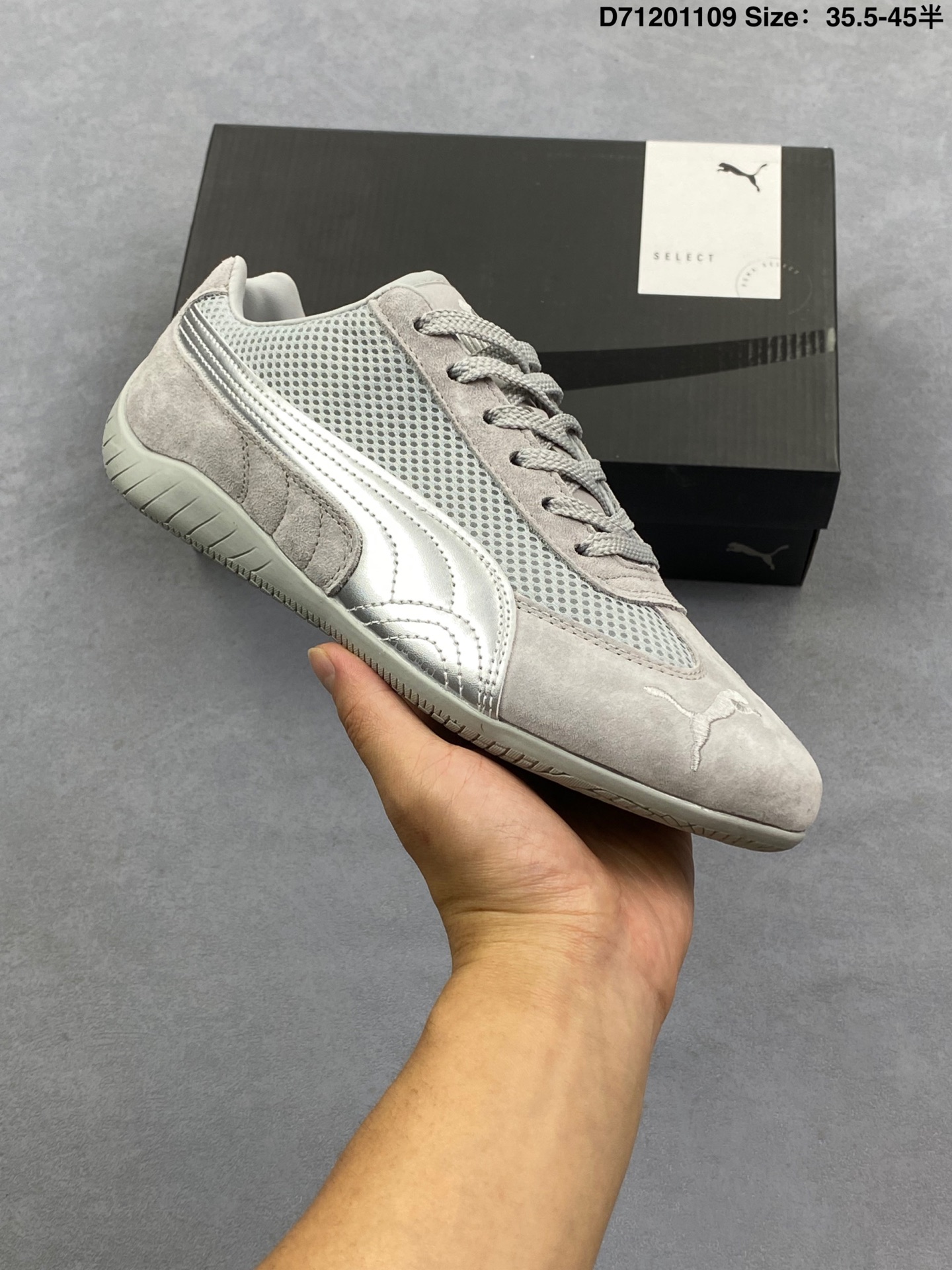 合集💰100
Puma Speedcat The Open YY彪马防滑耐磨 运动鞋 
支持侧踏时的踏步工作 
即使在健身房等使用环境中也能确保透气性 
官方货号:403902-03
尺码：35 36 37 37.5 38 38.5 39 40 40.5 41 42 42.5 43 44 45
编号：D71201109