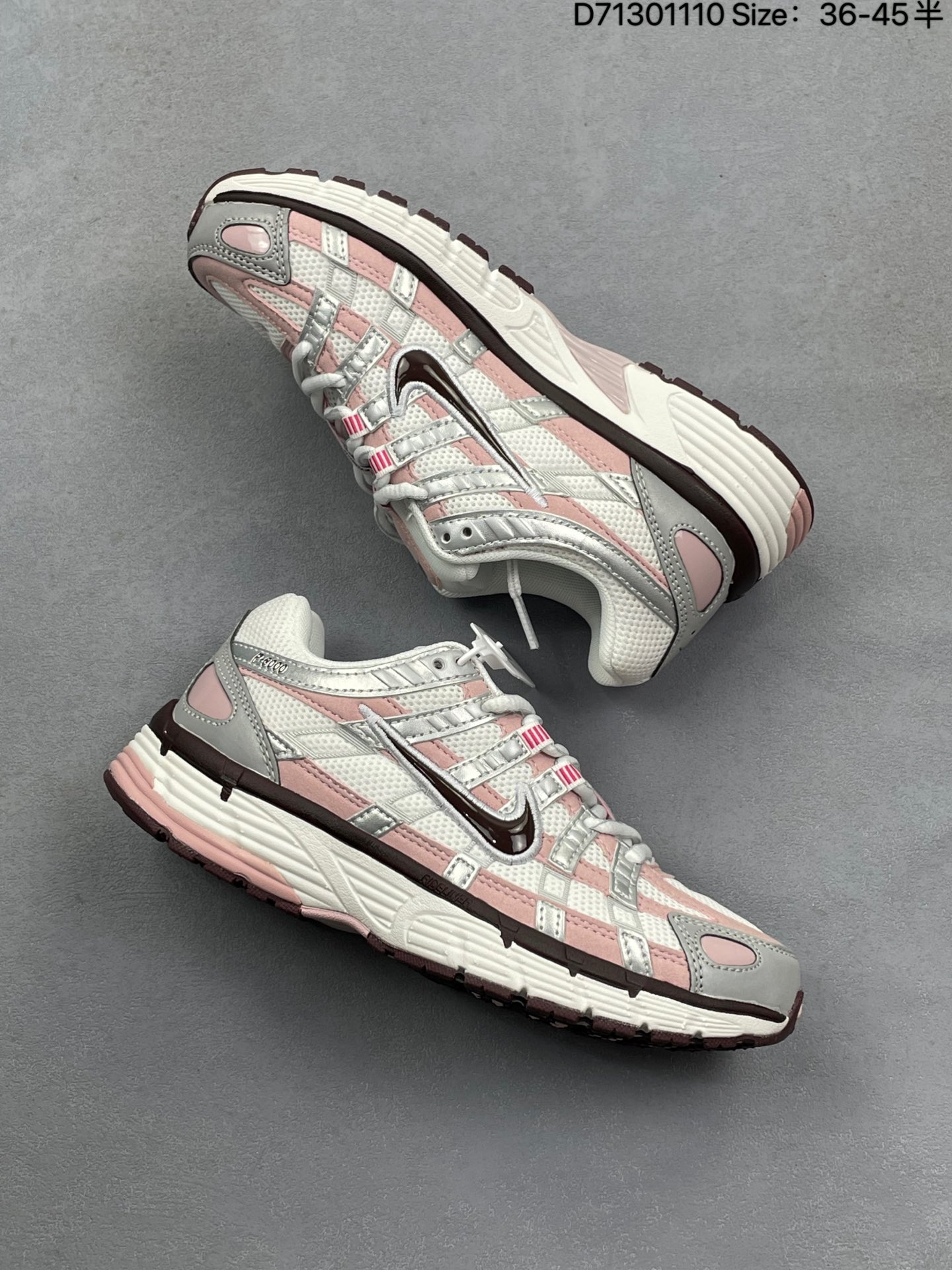 💰150
Nike P-6000 系列低帮复古老爹风休闲运动舒适慢跑鞋  
购入原鞋原装纸板楦头开发 独家私模四层组合大底 市场唯一正确版本 良心定价 新配色陆续出货 进口三文治网面 融合 Pegasus 过往运动鞋设计 助力 21 世纪早期跑步运动跃升时尚新高度 采用透气网眼布、运动风格线条和耐穿覆面 兼具吸睛外观和舒适感受 中底泡绵以田径赛道为灵感 打造厚实设计 缔造出众缓震性能 

货号：IM6026 121
尺码：36-45半
编码：D71301110