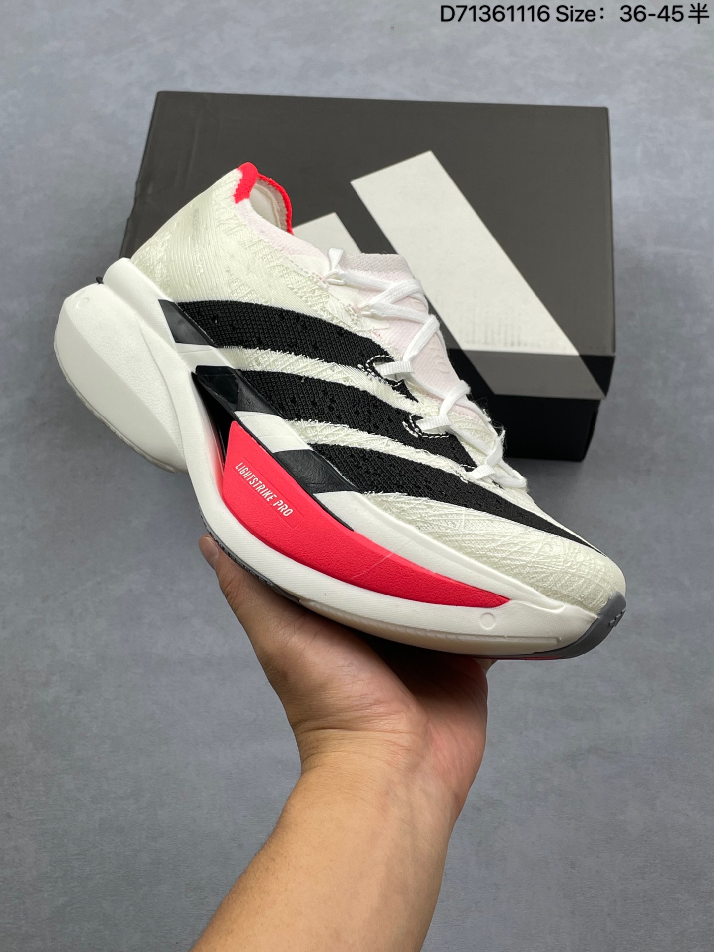 公司级✅Adidas Adizero Prime X 3.0 Strung箱根系列 专业竞训 碳板碳柱 阿迪达斯 经典马拉松跑步鞋 整体采用前作的设计语言 并且对后者的细节进行升级 马拉松和长距离路跑的性能极限设计而生 货号:KJ6946 ID:D71361116