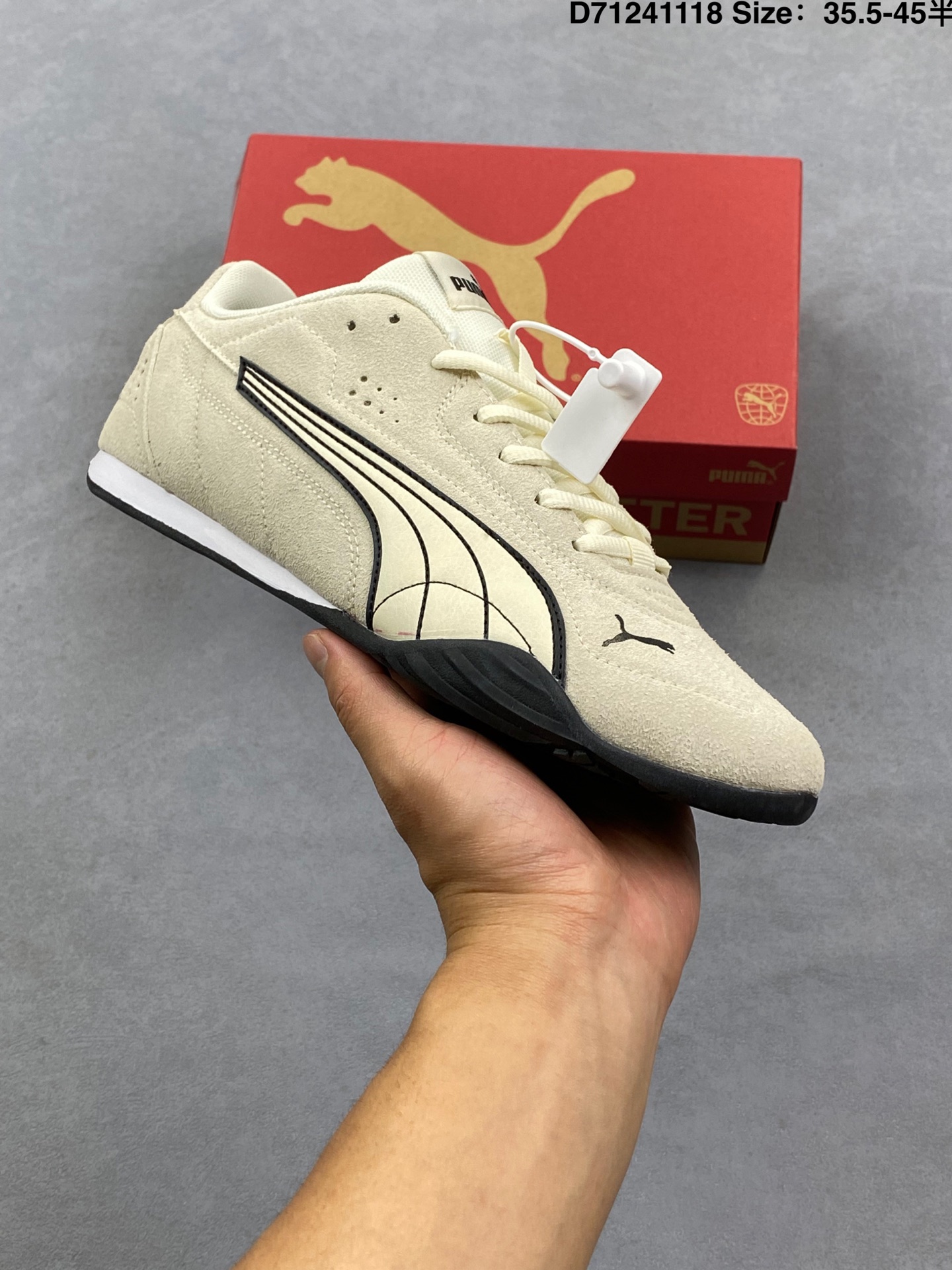合集💰120
公司级：Puma Catch Soleil SD 彪马 舒适防滑 低帮休闲德训薄底鞋
货号:402681-05
尺码:35 36 37 37.5 38 38.5 39 40 40.5 41 42 42.5 43 44 45
ID:D71241118