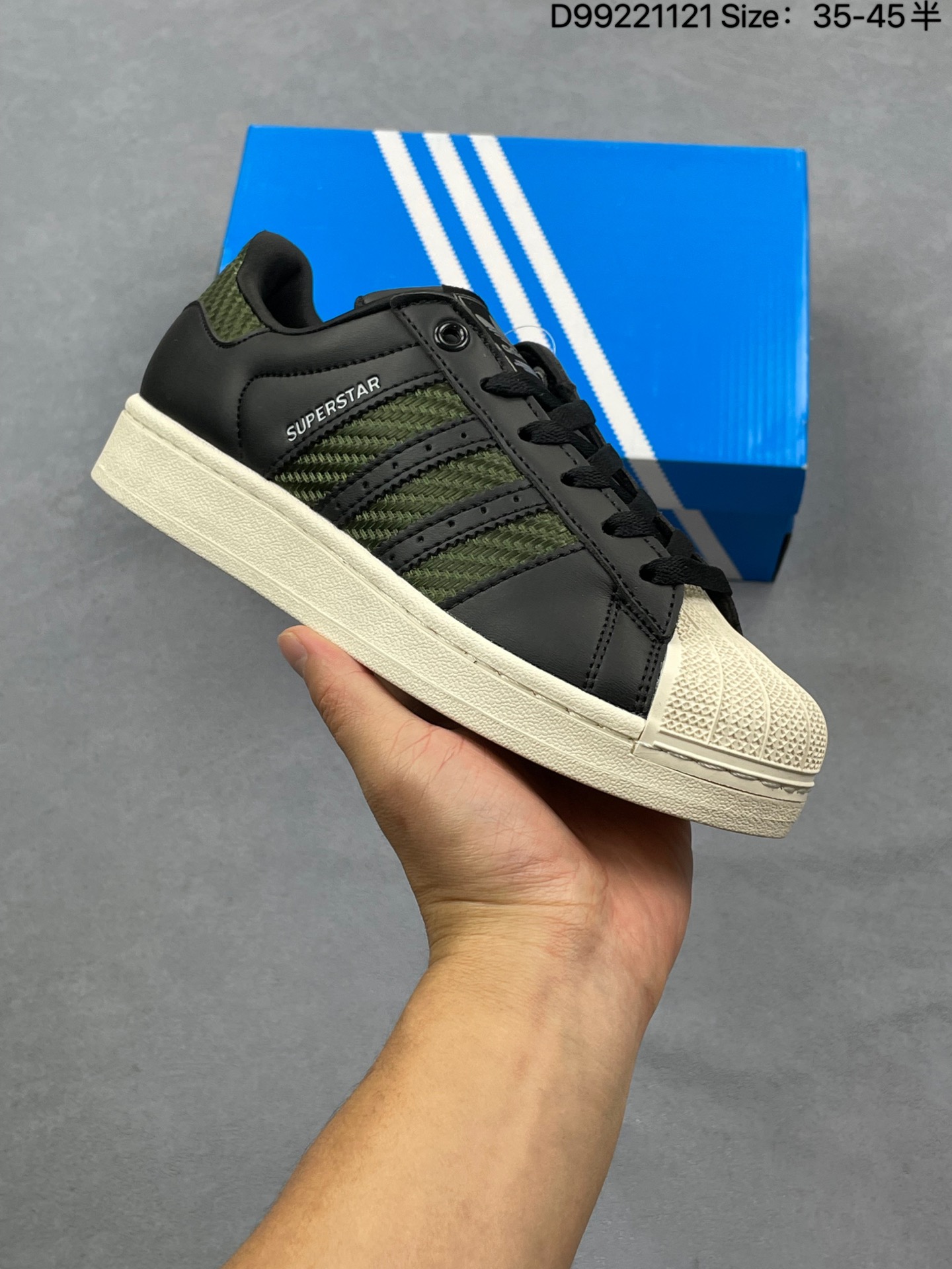 💰110
Adidas Originals Superstar贝壳头系列 阿迪达斯 三叶草低帮经典百搭休闲运动板鞋
货号:JQ3181
ISize:35-45半
D99221121
