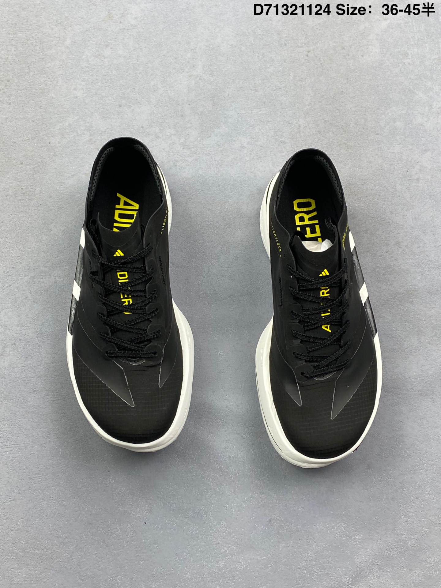 Adidas Adizero Adios 5马拉松飞线贾卡轻质透气休闲运动跑步鞋 采用双层透气网纱 Flywire动态飞线绑缚鞋面材质 内置Zoom小气垫装置 货号:JR1094 编码:D71321124