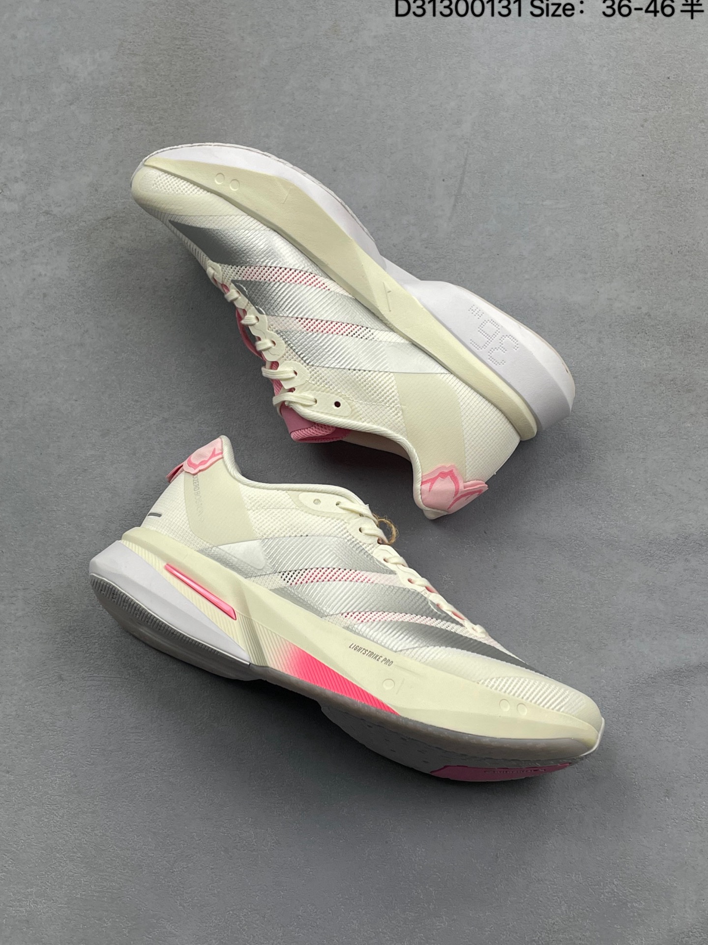 💰150
阿迪达斯adidas adizero BOSTON 13 透气网眼竞速跑鞋Boost 缓震底 阿迪后跟加厚 呵护脚后跟 立体保护软绵鞋口轻松穿脱不磨脚 安全防撞包裹鞋头符合人体结构 精心设计 行走柔软触感
尺码:36-45半
货号:JQ9830#
D31300131