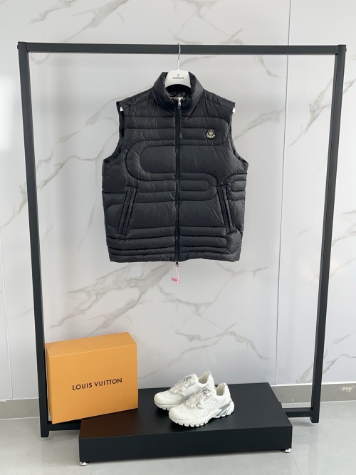 Moncler Emeishan Ripstop Nylon Snake Quilted Down Vest Jacket 1 Moncler Emeishan Ripstop Nylon Snake Quilted Down Vest Jacket