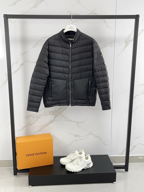Moncler Maurienne Men's Lightweight Down Jacket, Solid Color Stand Collar 1 Moncler Maurienne Men's Lightweight Down Jacket, Solid Color Stand Collar