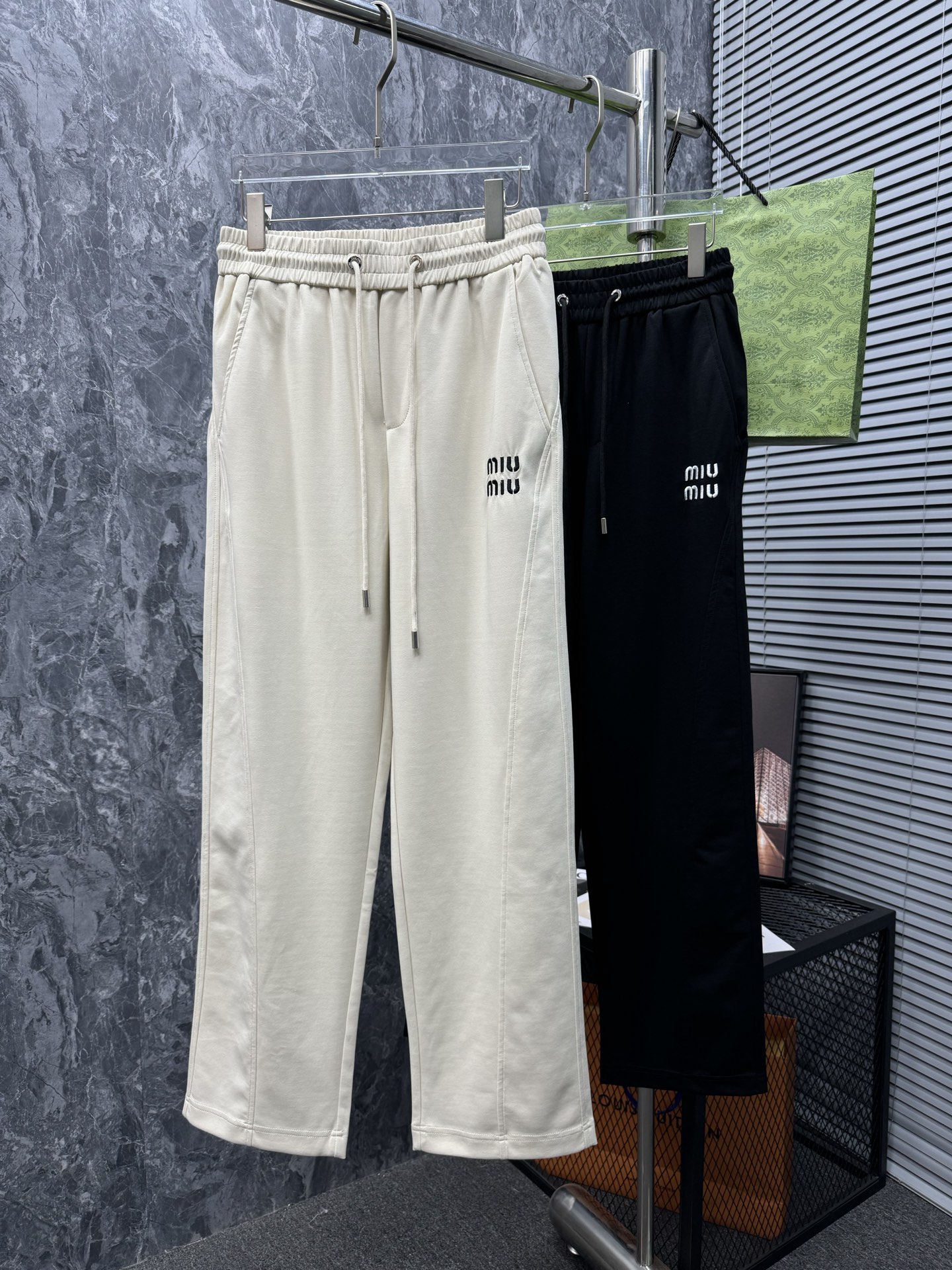 Miu Miu Women's Casual Pants Imported Fabric Lightweight Breathable 2 i1747409103071 2877 0 0