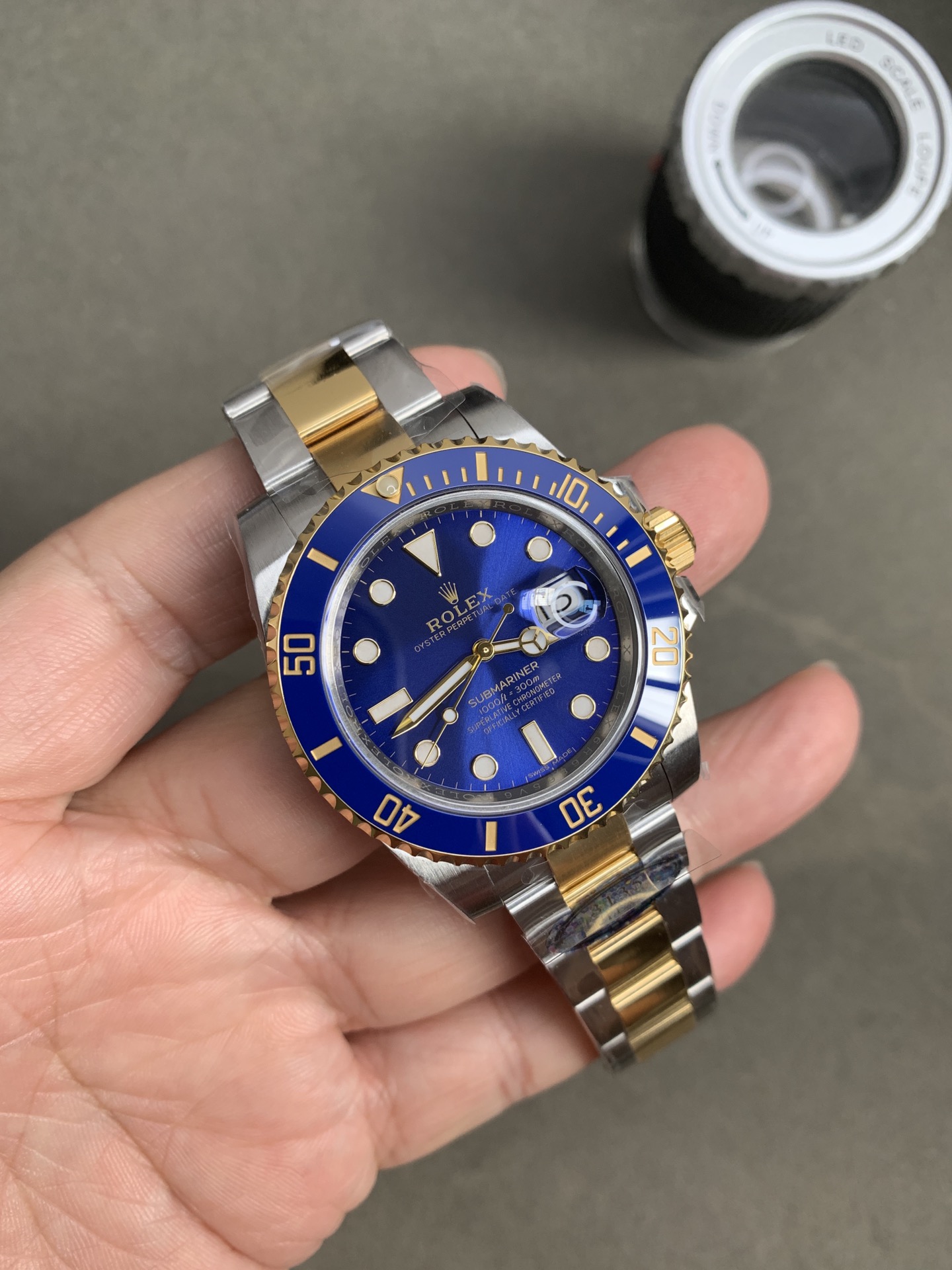 Rolex Reloj Diseñador de tiendas
 Azul