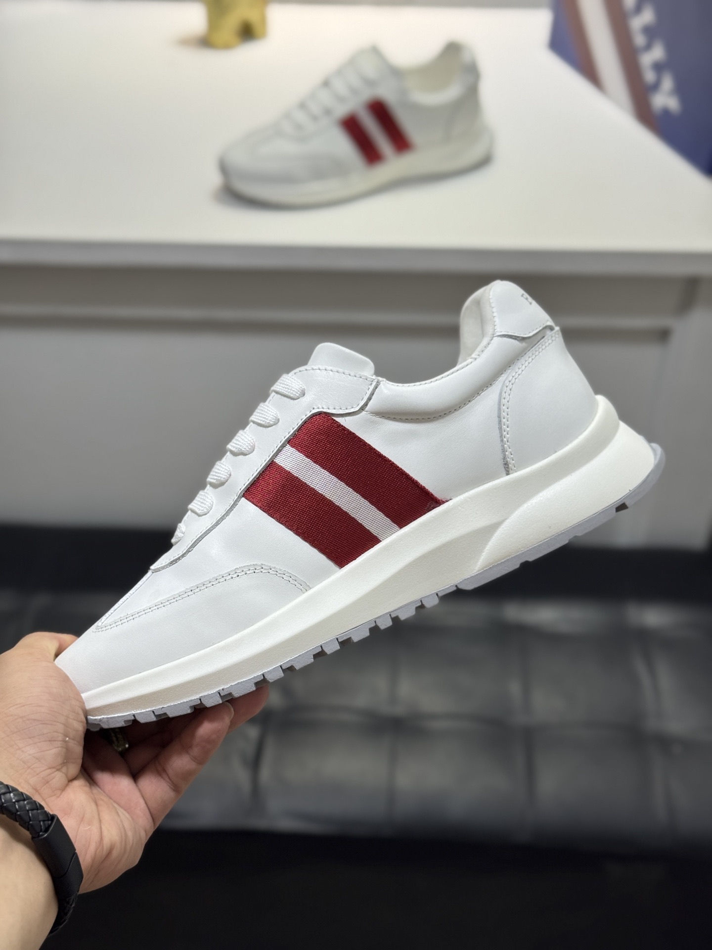 巴利 Bally 高定典藏经典高奢皮具手袋托特包斜挎包女包 #4A36569F 6