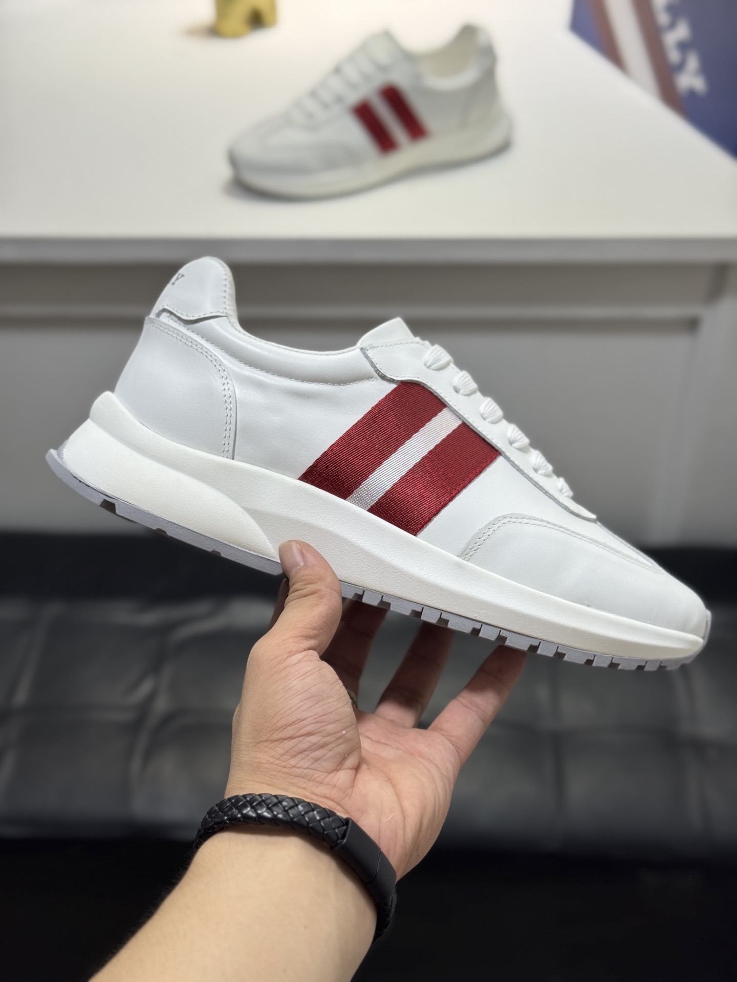 巴利 Bally 高定典藏经典高奢皮具手袋托特包斜挎包女包 #4A36569F 4