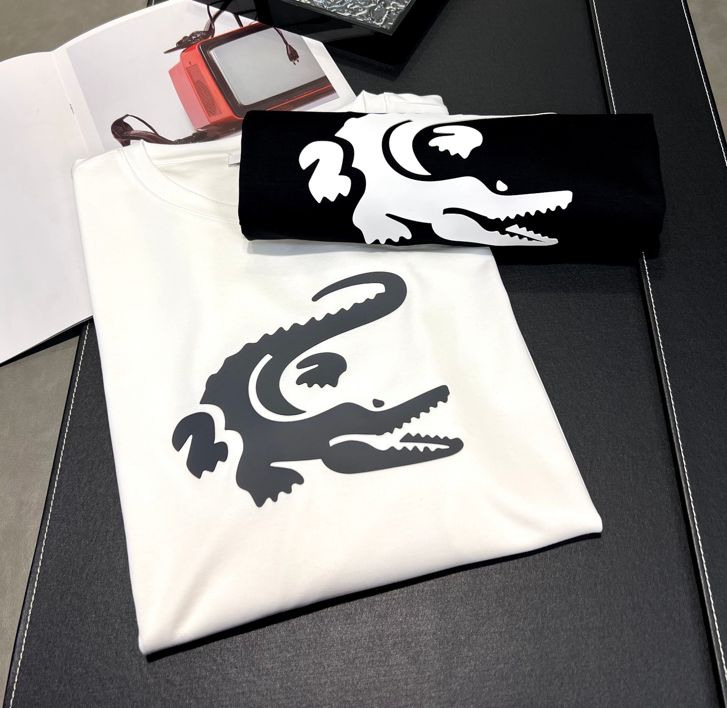 Nuevo para Otoño-Invierno 2025 Algodón Mercerizado de Manga Larga 270g Logo: Cati Crocodile Proceso: Silicona…