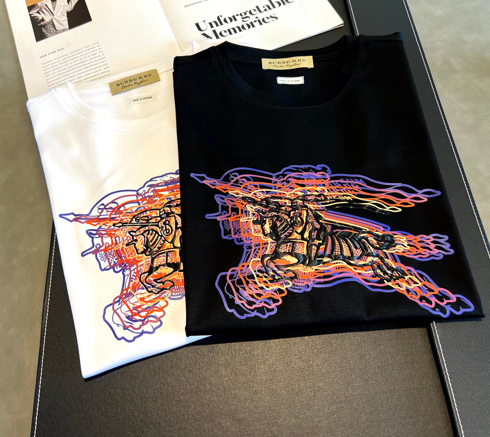 2026 nuevo logotipo de camiseta de manga corta de algodón mercerizado 200: Burberry Tecnología: silicona impresa Color:…
