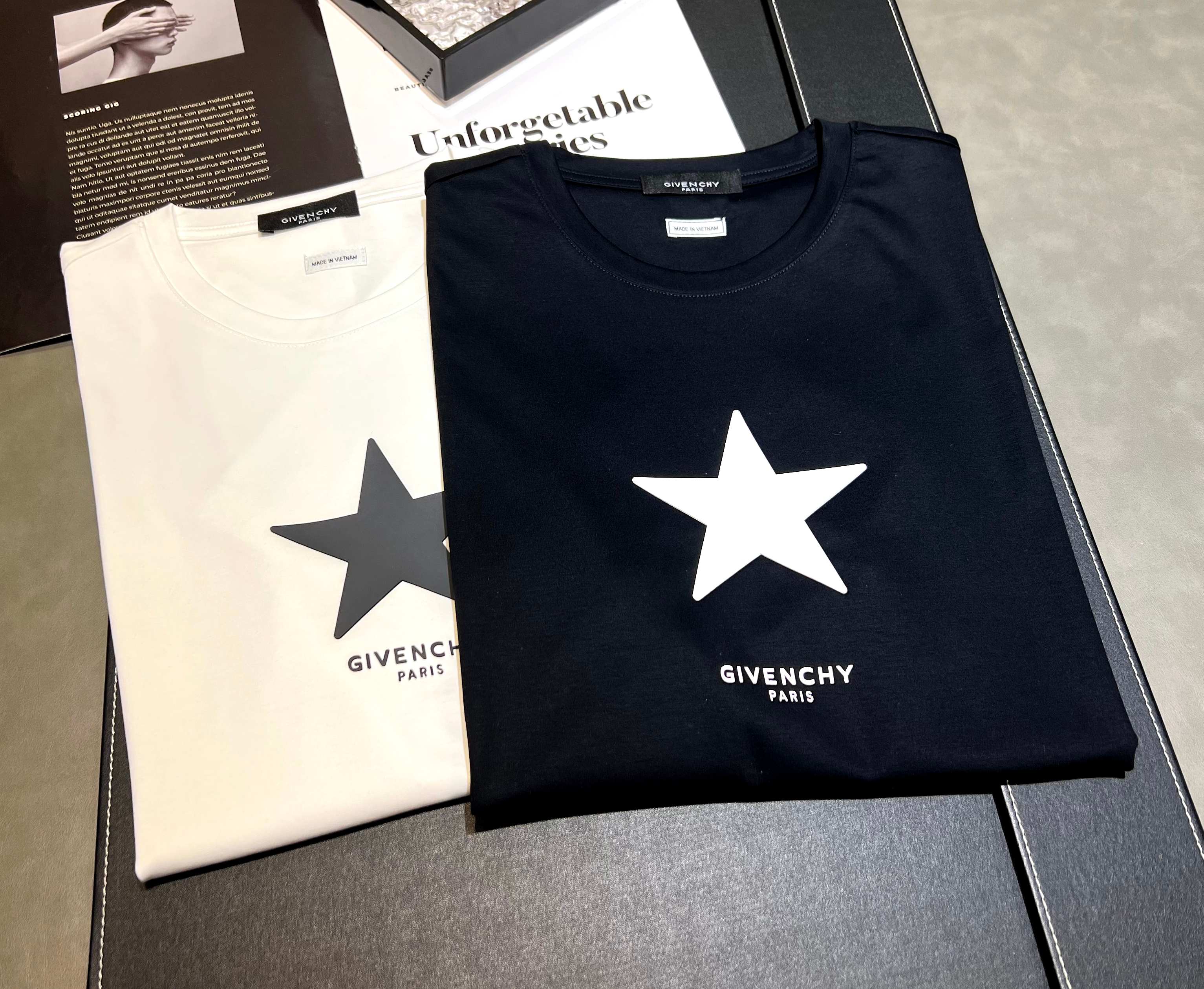 2026 nueva camiseta de manga corta de algodón mercerizado de primavera y verano de 200 g: GIVENCHY Proceso: silicona Co…