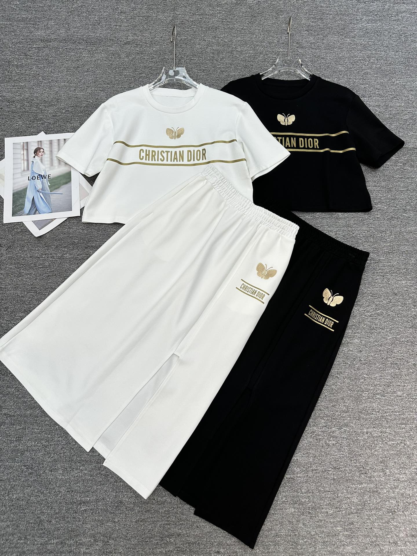 Dior Clothing Two Piece Outfits & Matching Sets Embroidery Spring/Summer Collection Casual