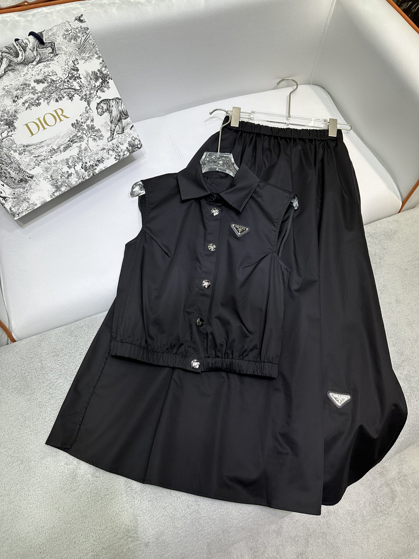 Prada Clothing Shirts & Blouses Skirts Waistcoats Summer Collection Fashion